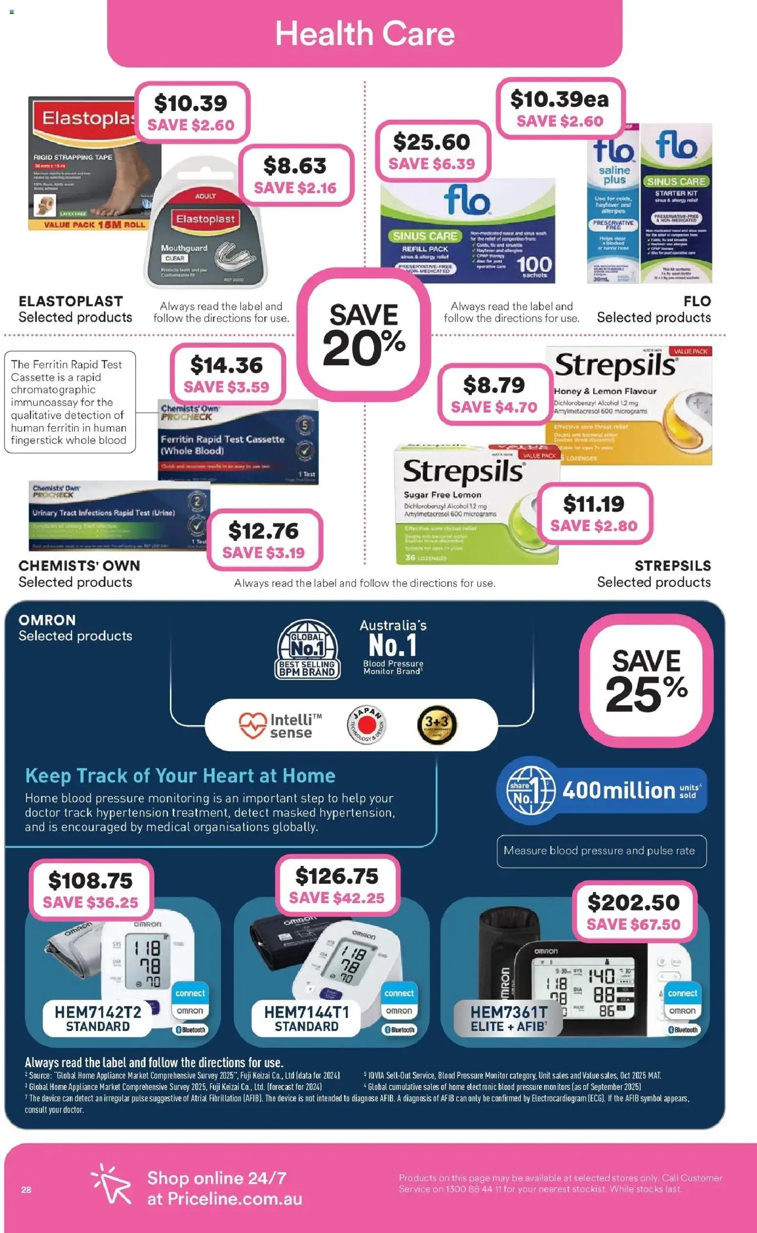Priceline Pharmacy catalogue - valid from 05.03.2026 | Page: 28 | Products: Device, Appliance, Monitor, Sinus