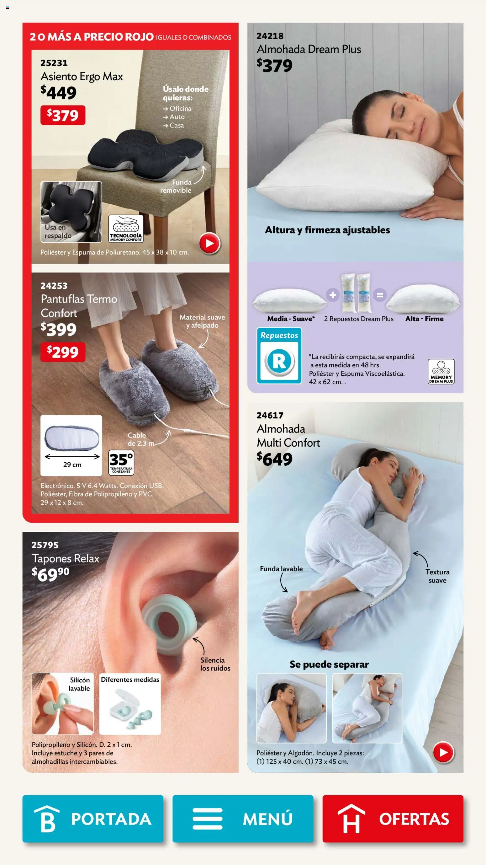 Nuevas ofertas de Betterware válidas en toda la República Mexicana desde el 02.02.2026. ¡Encuentra las mejores ofertas en Betterware campaña 2 2026! | Página: 82 | Productos: Estuche, Cable, Funda, Termo