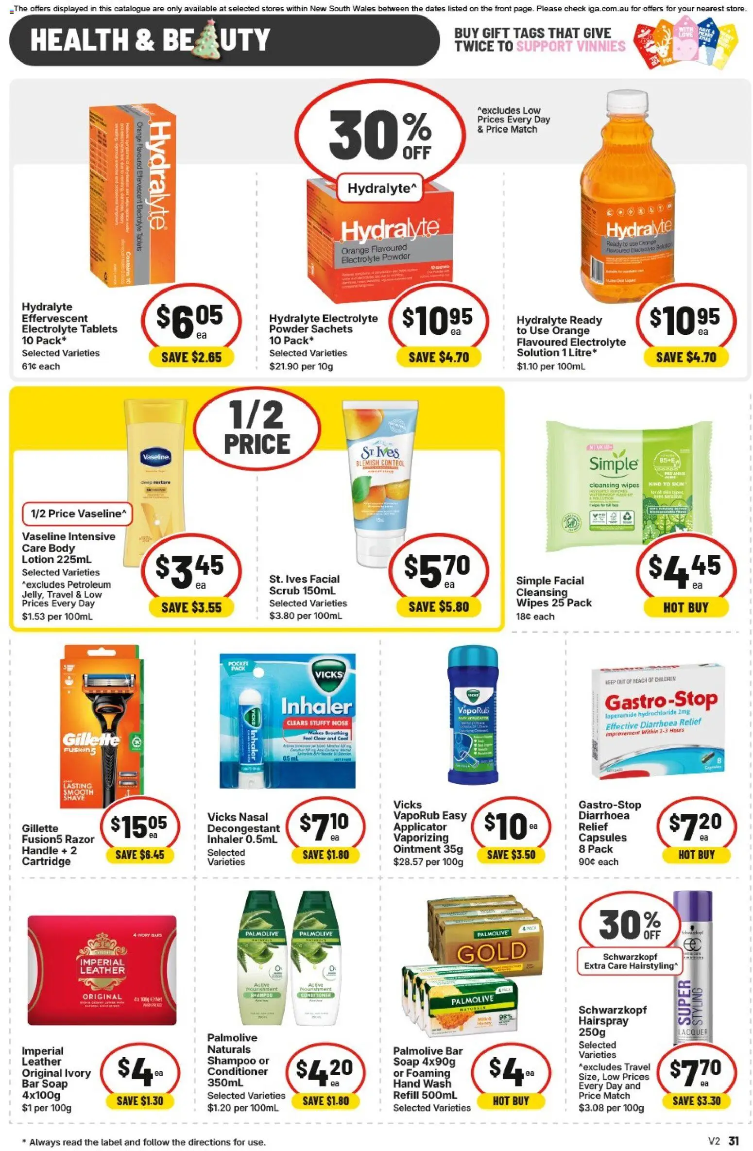 IGA catalogue - valid from 19.11.2025 | Page: 38 | Products: Scrub, Soap, Body lotion, VapoRub