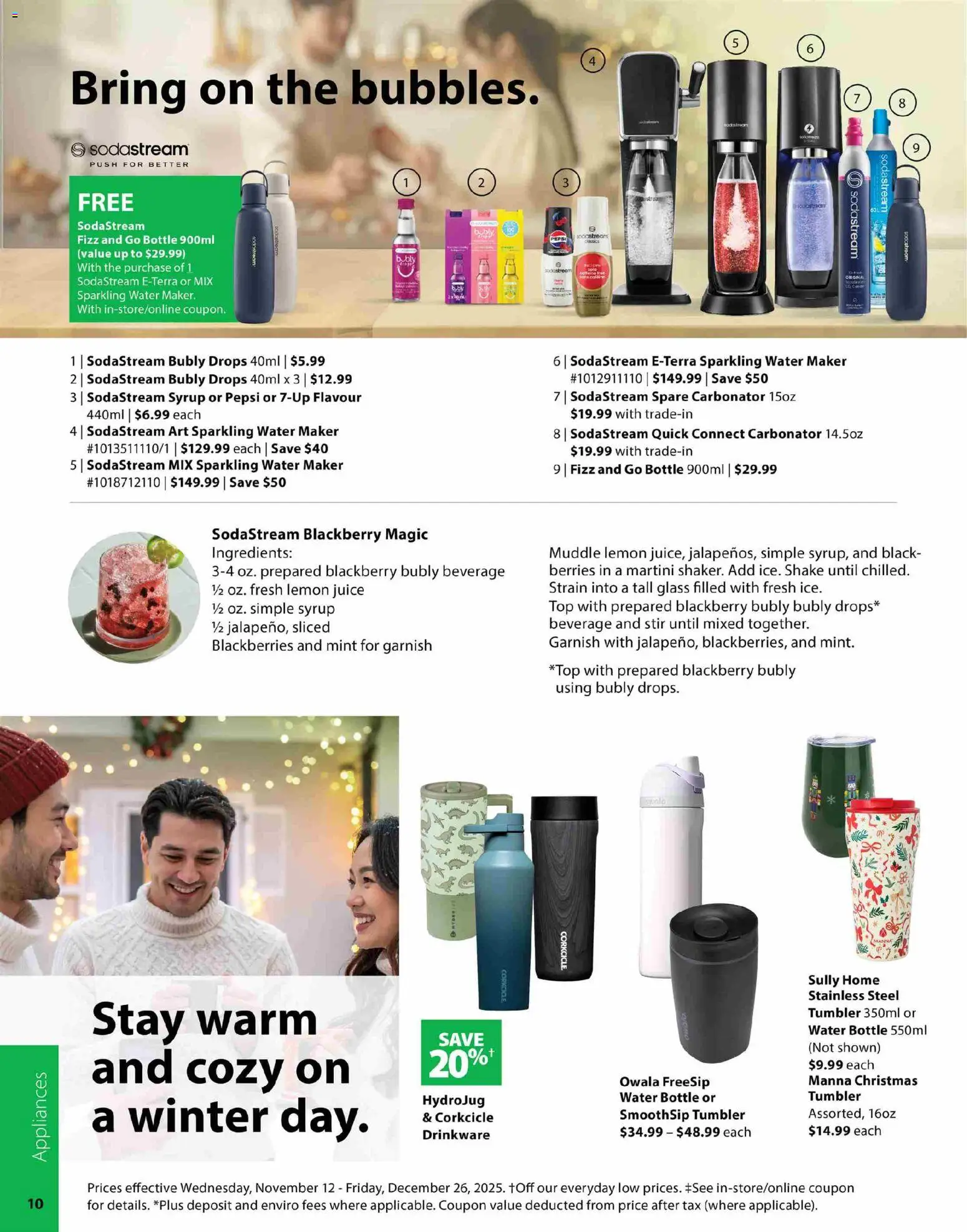 London Drugs flyer valid from 12.11.2025 | Page: 10 | Products: Juice