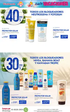 Vista previa de Del Sol y Woolworth catálogo Arma tus Vacaciones , nuevo folleto de la tienda, válido en México a partir del 19.03.2026 | Página: 29