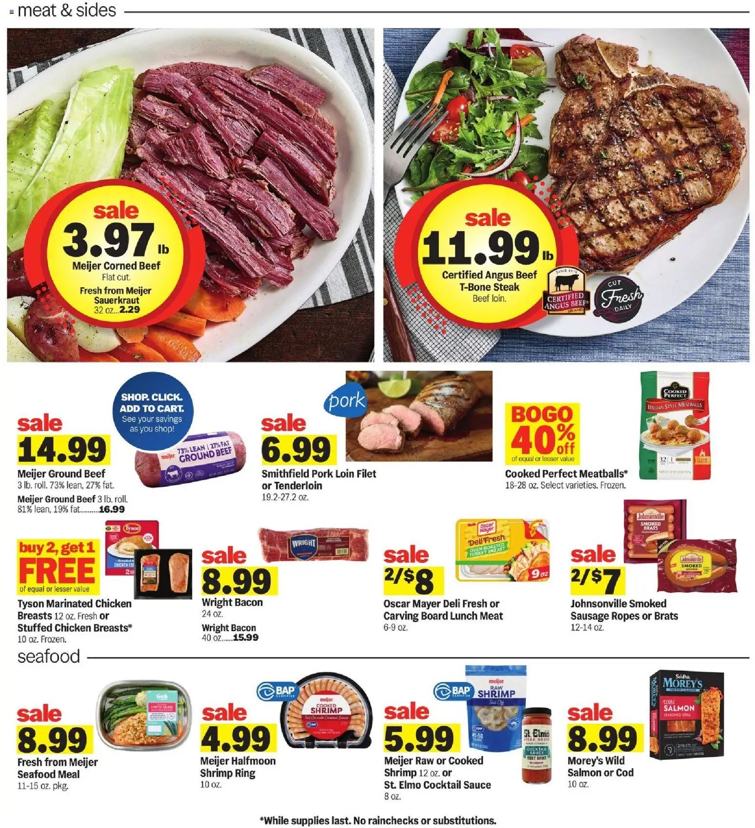 Meijer Weekly Ad - MI - valid from 04.03.2026 | Page: 5 | Products: Ring, Sauce, Sausage, Oven