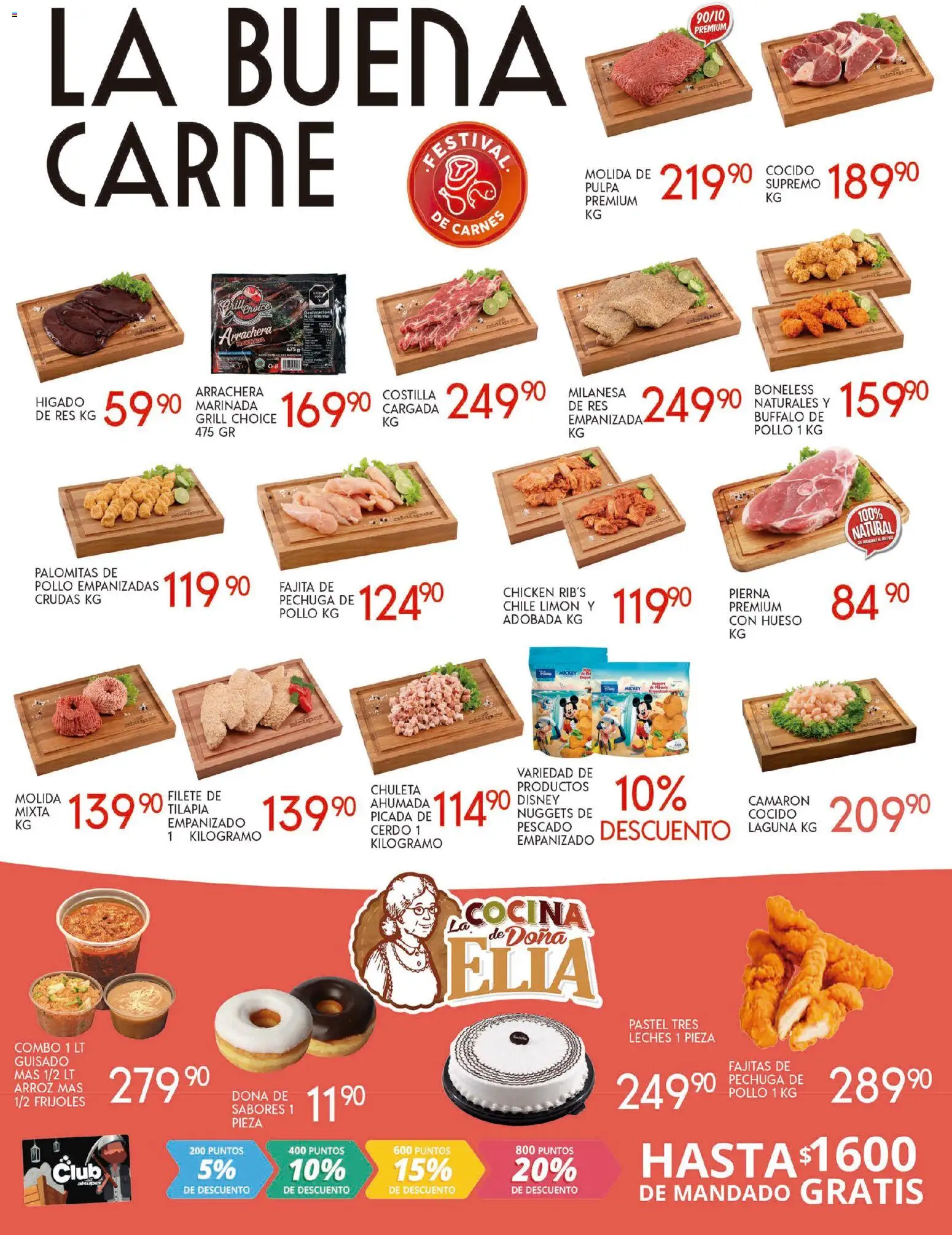 Nuevas ofertas de Alsuper válidas en toda la República Mexicana desde el 21.10.2025. ¡Encuentra las mejores ofertas en Alsuper folleto Zacatecas! | Página: 2 | Productos: Pollo, Milanesa, Cerdo, Arroz