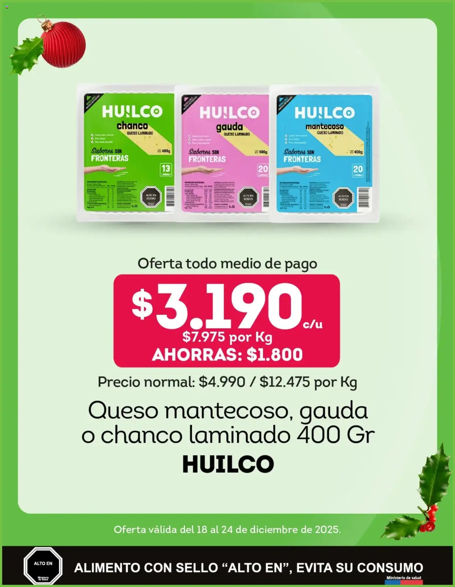 Tottus ofertas  │ válido desde el 18.12.2025 | Página: 6 | Productos: Queso