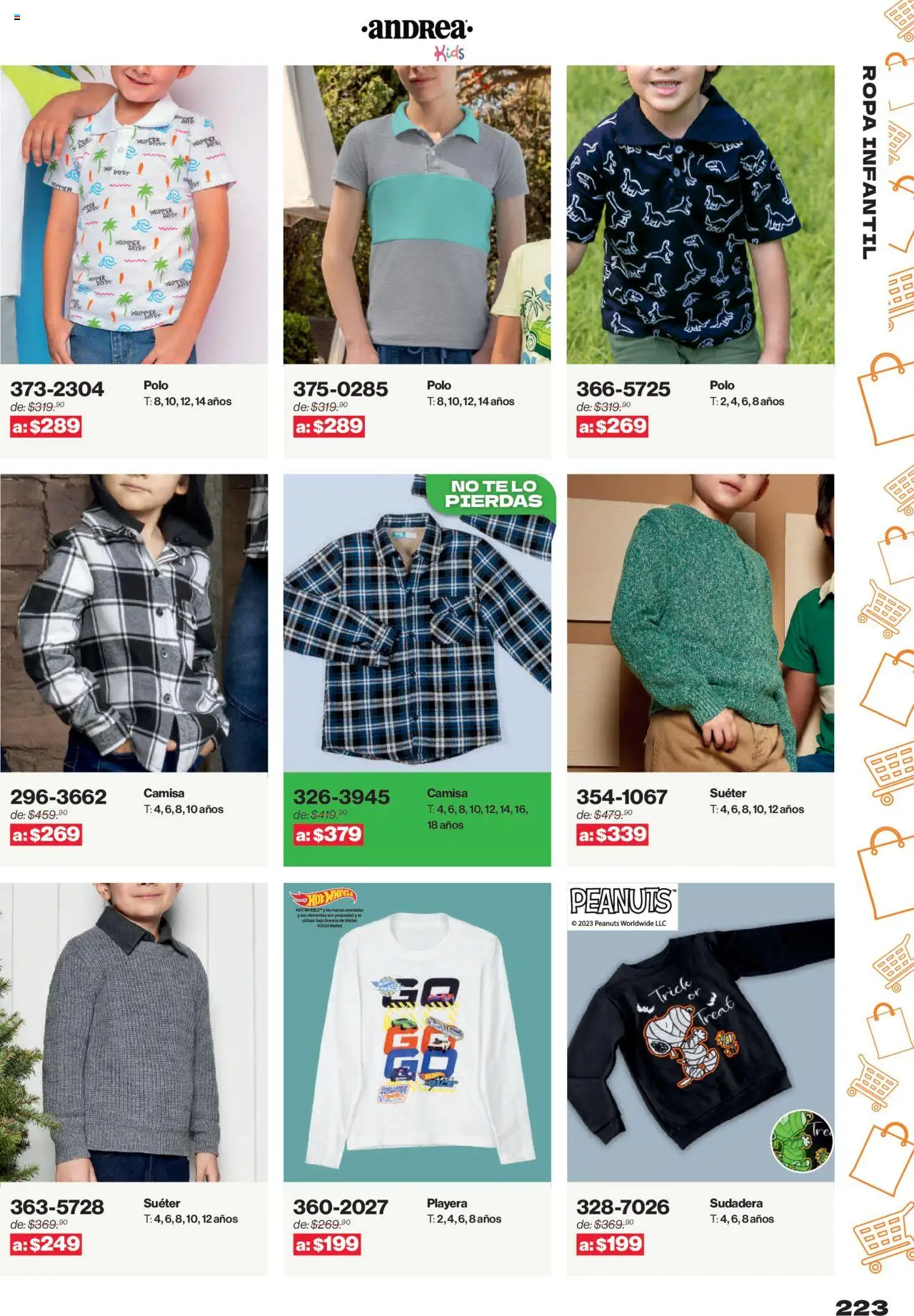 Nuevas ofertas de Andrea válidas en toda la República Mexicana desde el 10.08.2025. ¡Encuentra las mejores ofertas en Andrea - Catálogo Outlet! | Página: 223 | Productos: Camisa, Ropa, Sudadera, Playera