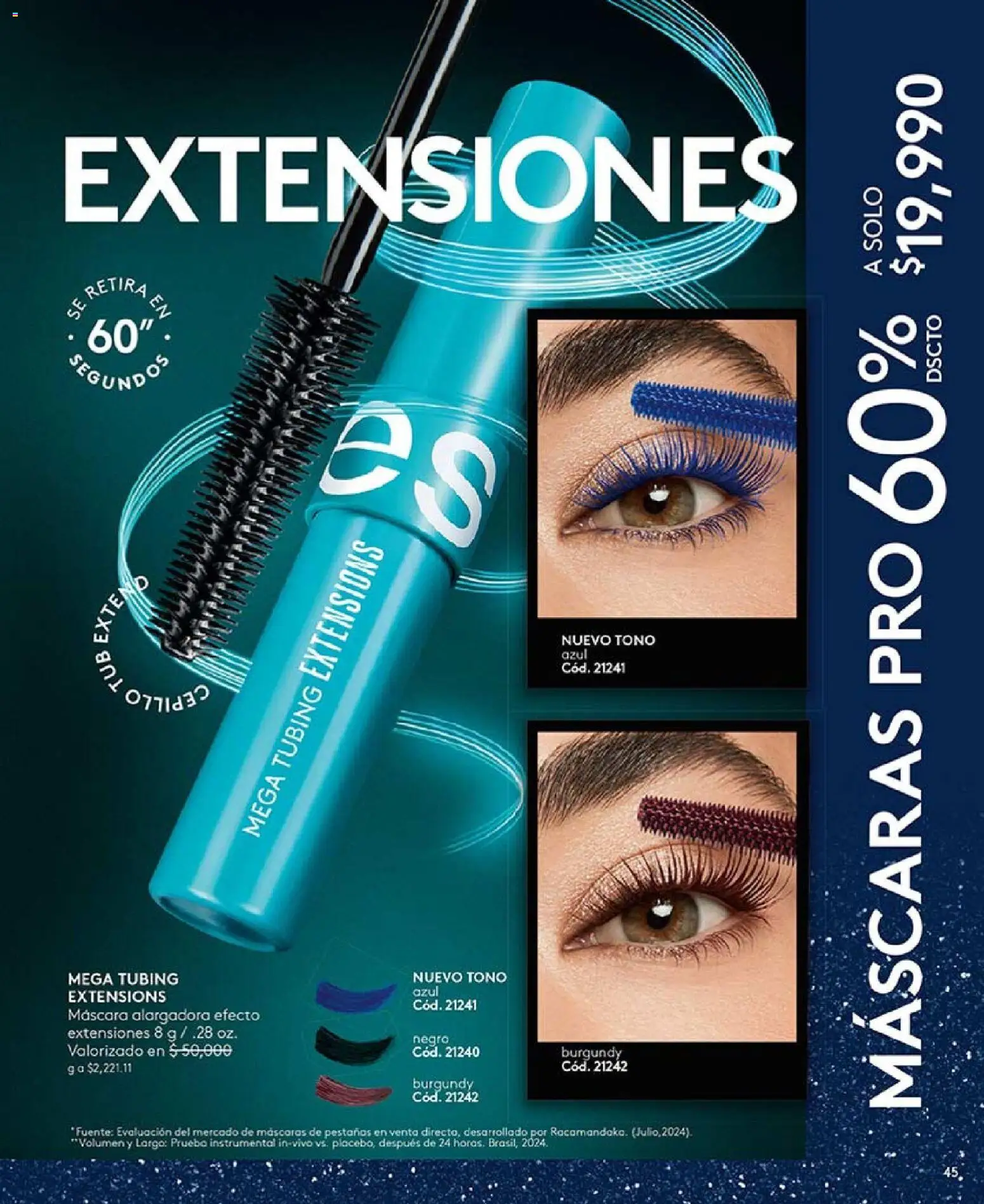 Ésika revista - valida desde el 03.11.2025 | Página: 45 | Productos: Cepillo, Máscara