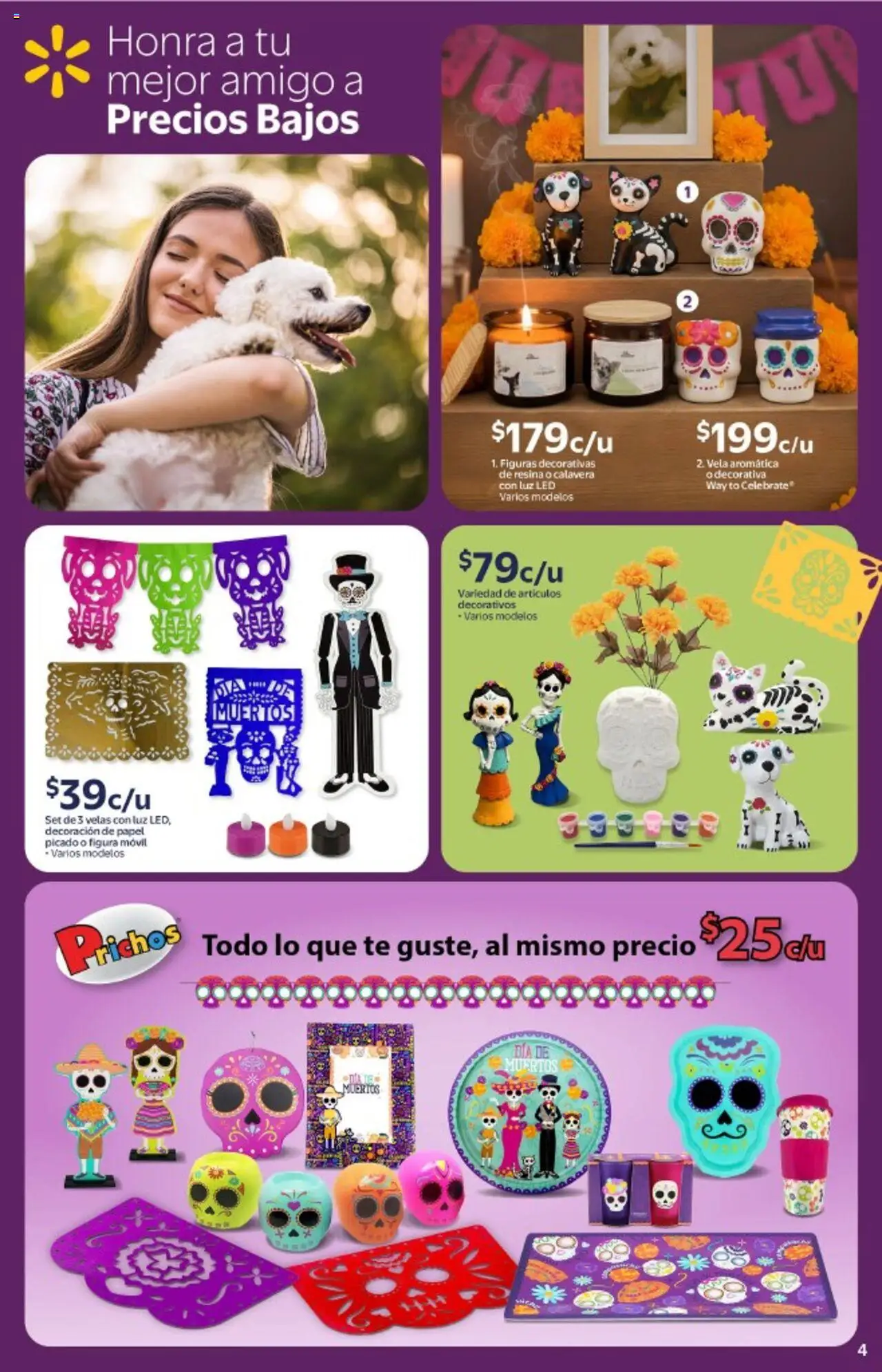 Nuevas ofertas de Walmart válidas en toda la República Mexicana desde el 14.10.2025. ¡Encuentra las mejores ofertas en  Walmart - Folleto Precios bajos todos los días! | Página: 4 | Productos: Movil, Vela, Té