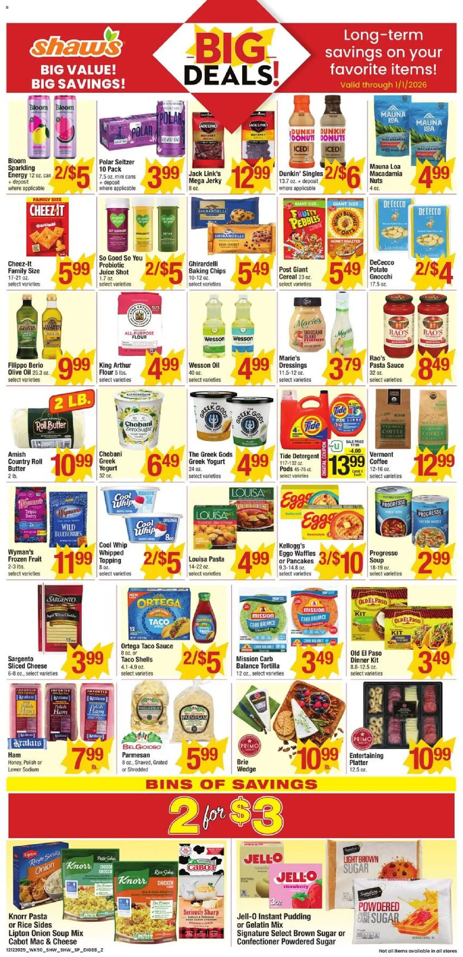 Shaw's Weekly Ad - RI - valid from 12.12.2025 | Page: 6 | Products: Oil, Coffee, Juice, Chips