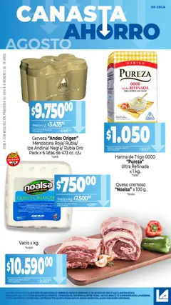 Vista previa La Anonima - Canasta Ahorro válido desde el 01.08.2025
