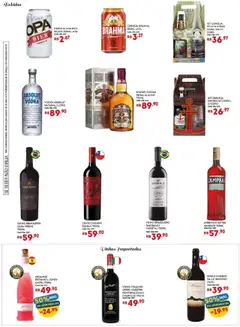 Bistek Supermercados Folheto - válido de 30.07.2025 | Página: 10 | Produtos: Vinho, Cerveja, Vodka, Campari