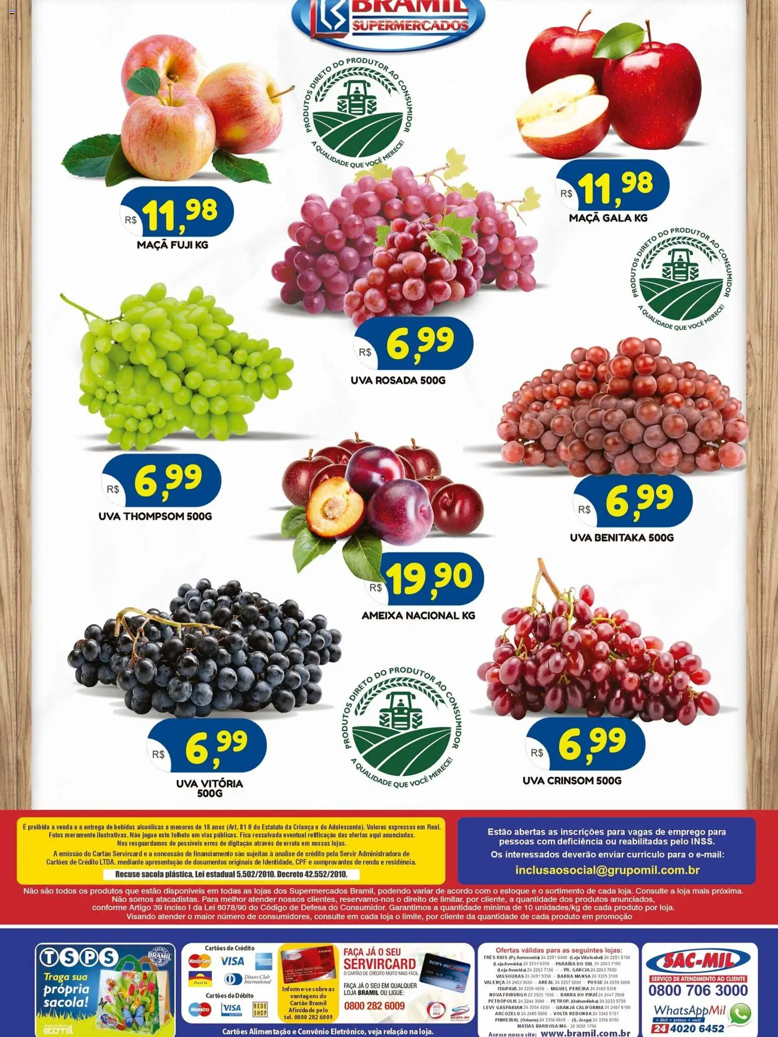 Bramil Supermercados Folheto - válido de 09.12.2025 | Página: 2 | Produtos: Faca, PC, Ameixa