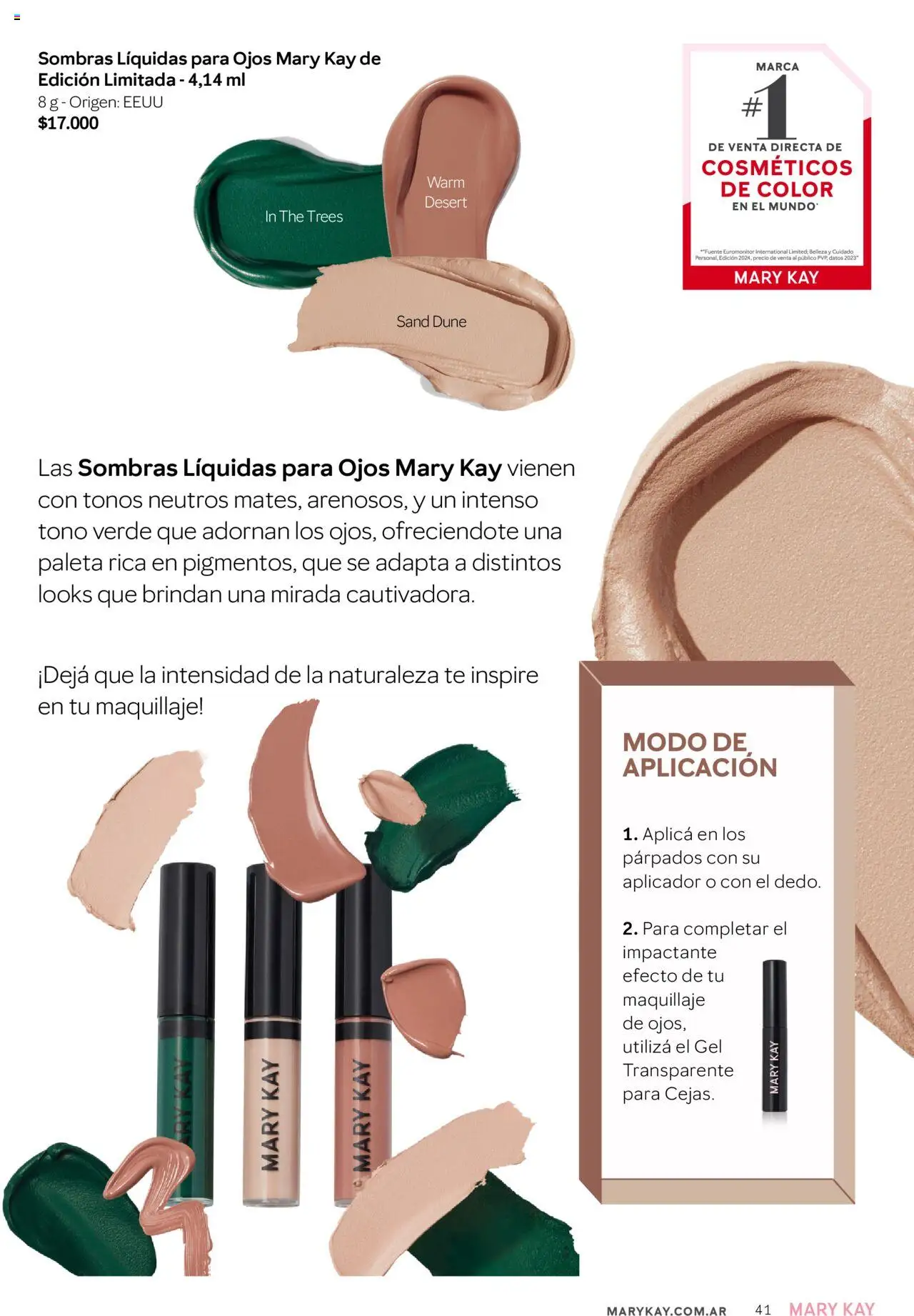 Mary Kay catálogo │ válido desde el 04.04.2025 | Página: 41 | Productos: Maquillaje, Paleta, Té