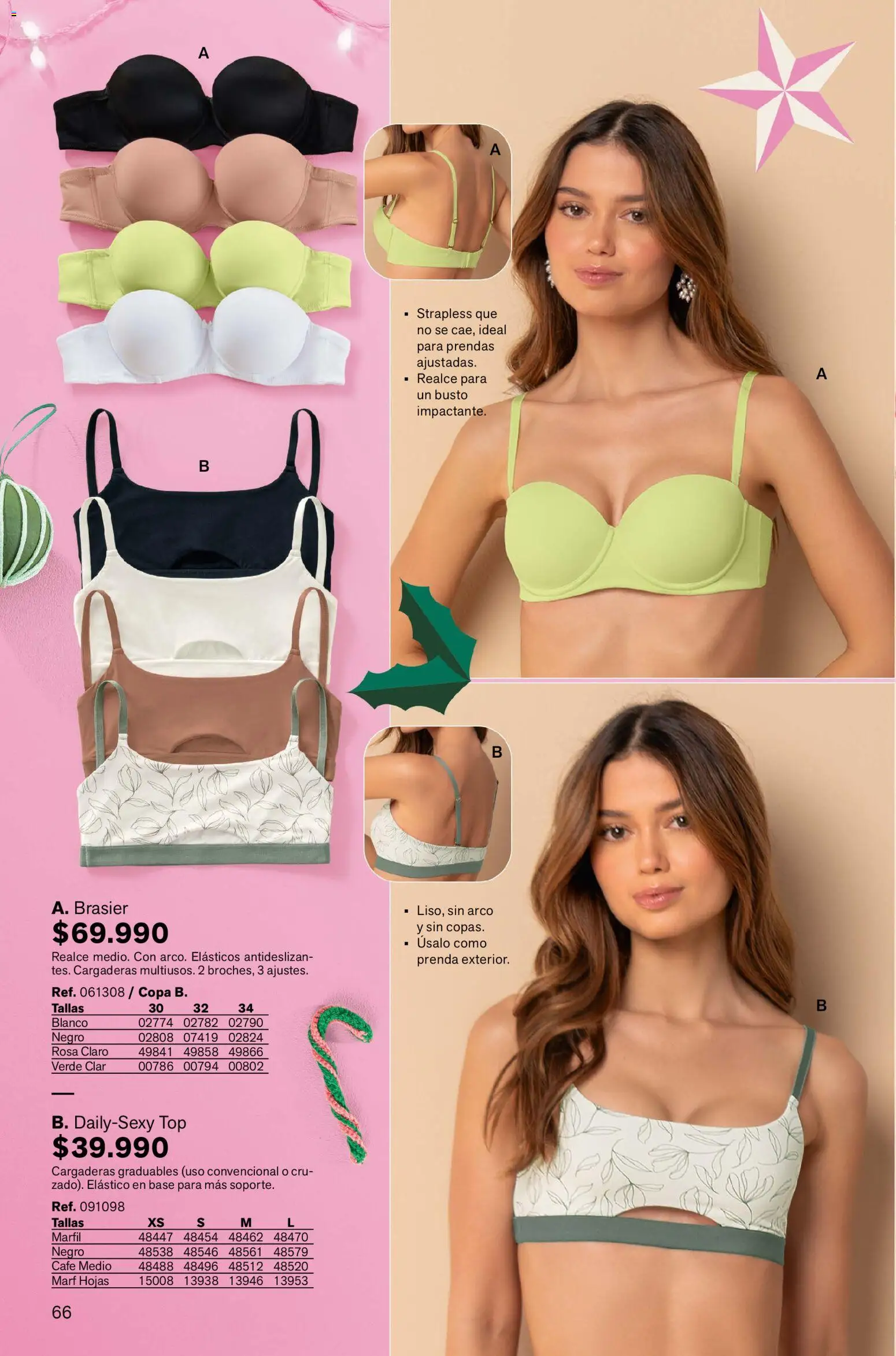 Leonisa revista - valida desde el 13.11.2025 | Página: 66 | Productos: Brasier, Top, Café