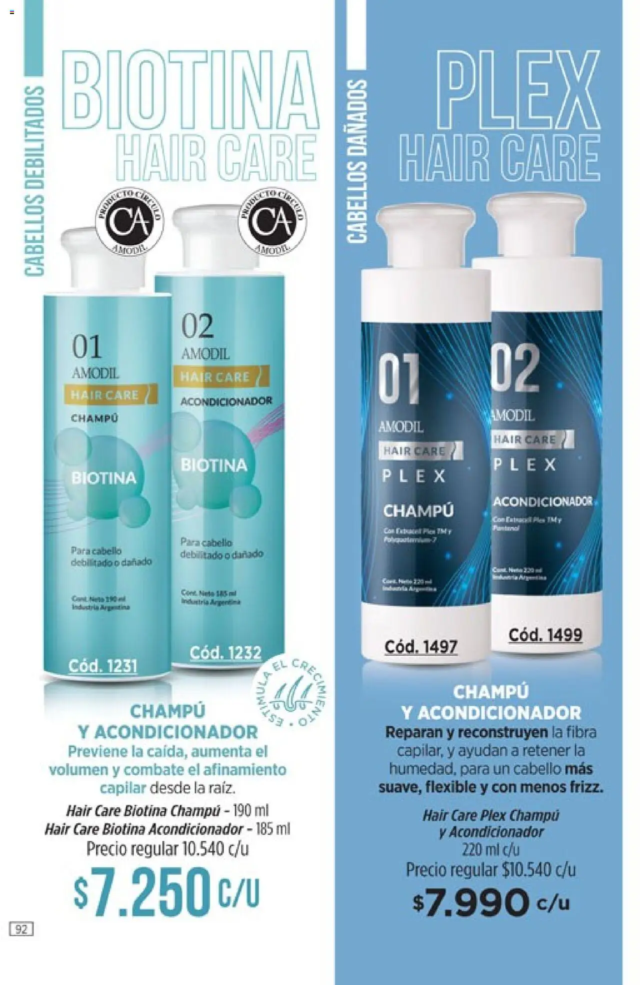 Catálogo Amodil Campaña 12 │ válido desde el 26.06.2025 | Página: 92 | Productos: Flexible, Champú, Acondicionador