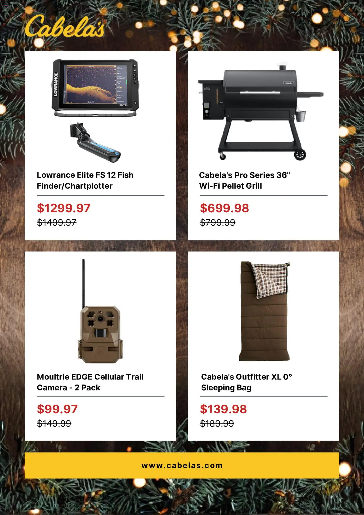 Cabela's Early Black Friday - valid from 16.11.2025 | Page: 5 | Products: Fish, Camera, Bag, Grill
