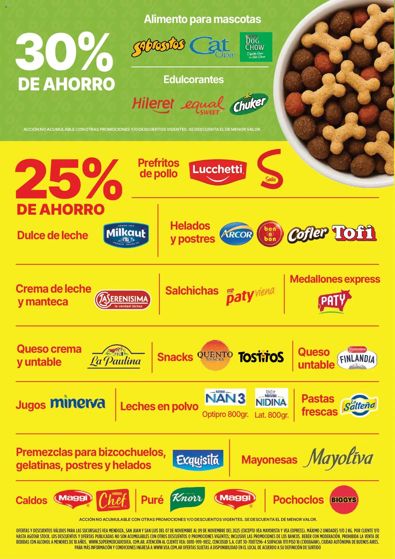 Vea ofertas │ válido desde el 07.11.2025 | Página: 7 | Productos: Polvo, Dulce de leche, Leche, Queso