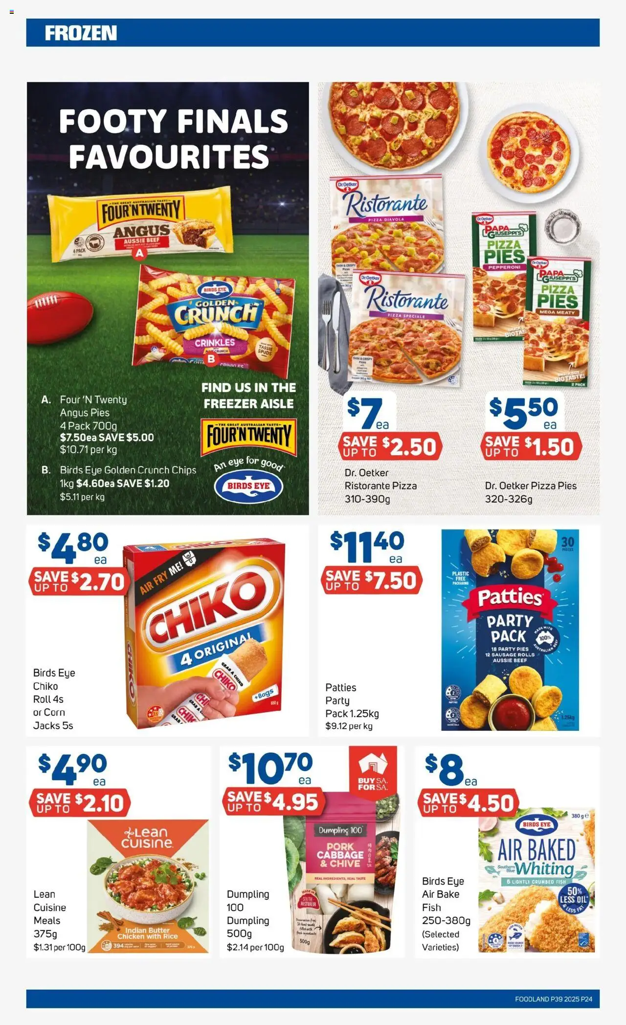 Foodland catalogue - valid from 24.09.2025 | Page: 24 | Products: Pizza, Pork, Rice, Fish