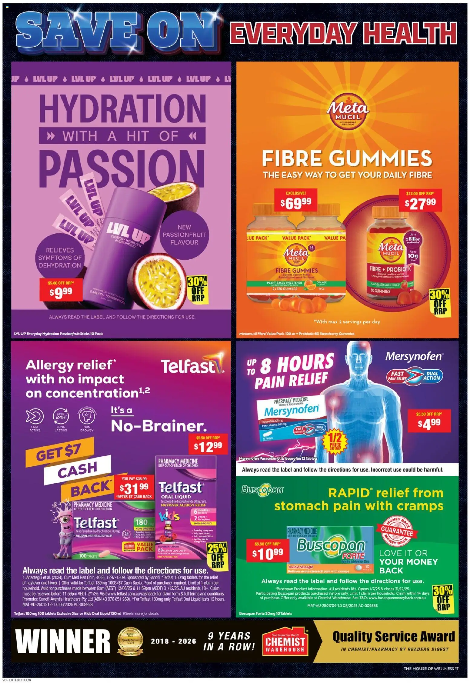 Chemist Warehouse catalogue - valid from 25.12.2025 | Page: 17 | Products: Bath, Powder, Pain relief, Allergy