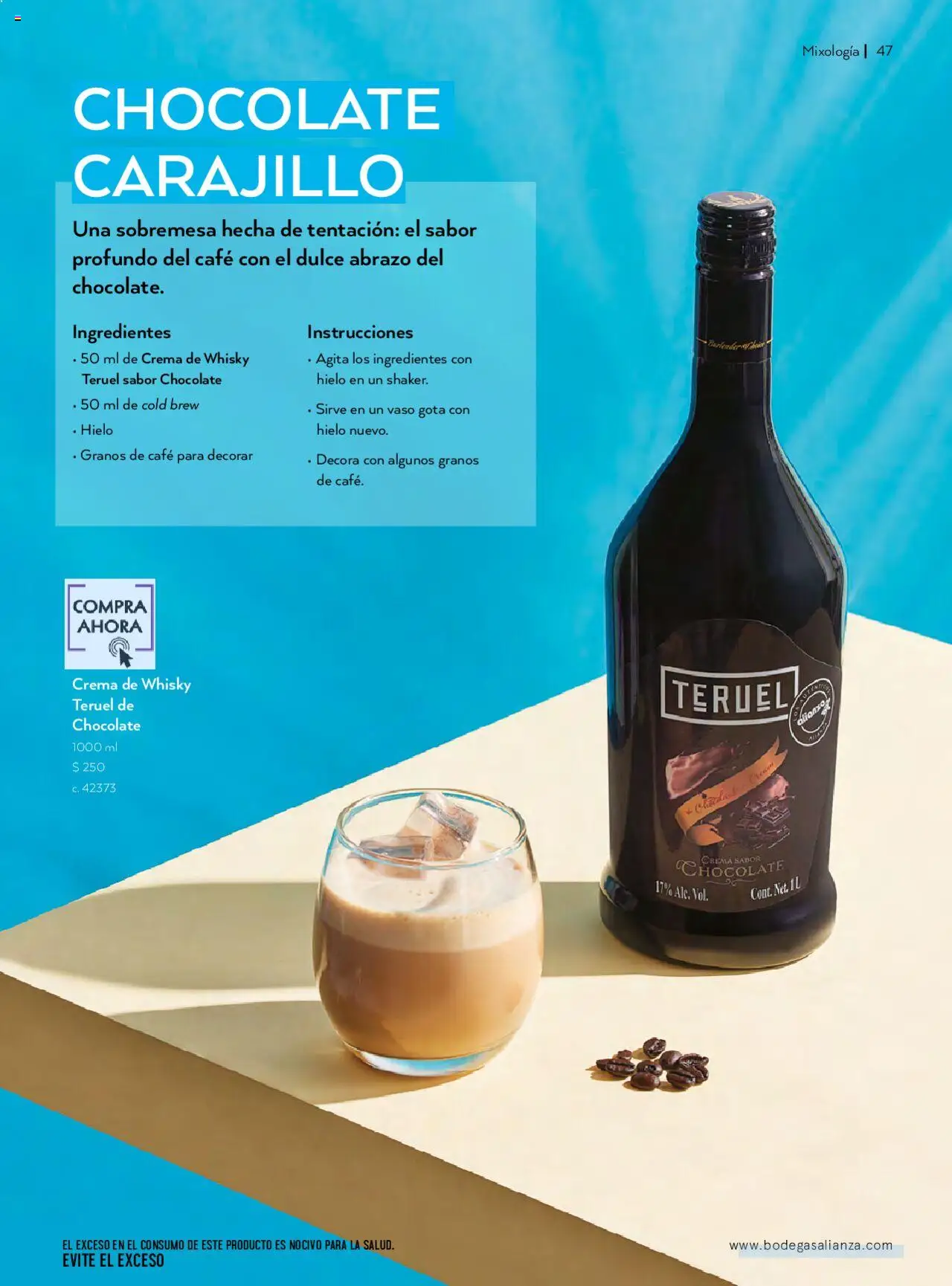 Nuevas ofertas de Bodegas Alianza válidas en toda la República Mexicana desde el 01.07.2025. ¡Encuentra las mejores ofertas en Bodegas Alianza catálogo Cava Morada! | Página: 49 | Productos: Crema, Café, Chocolate, Whisky