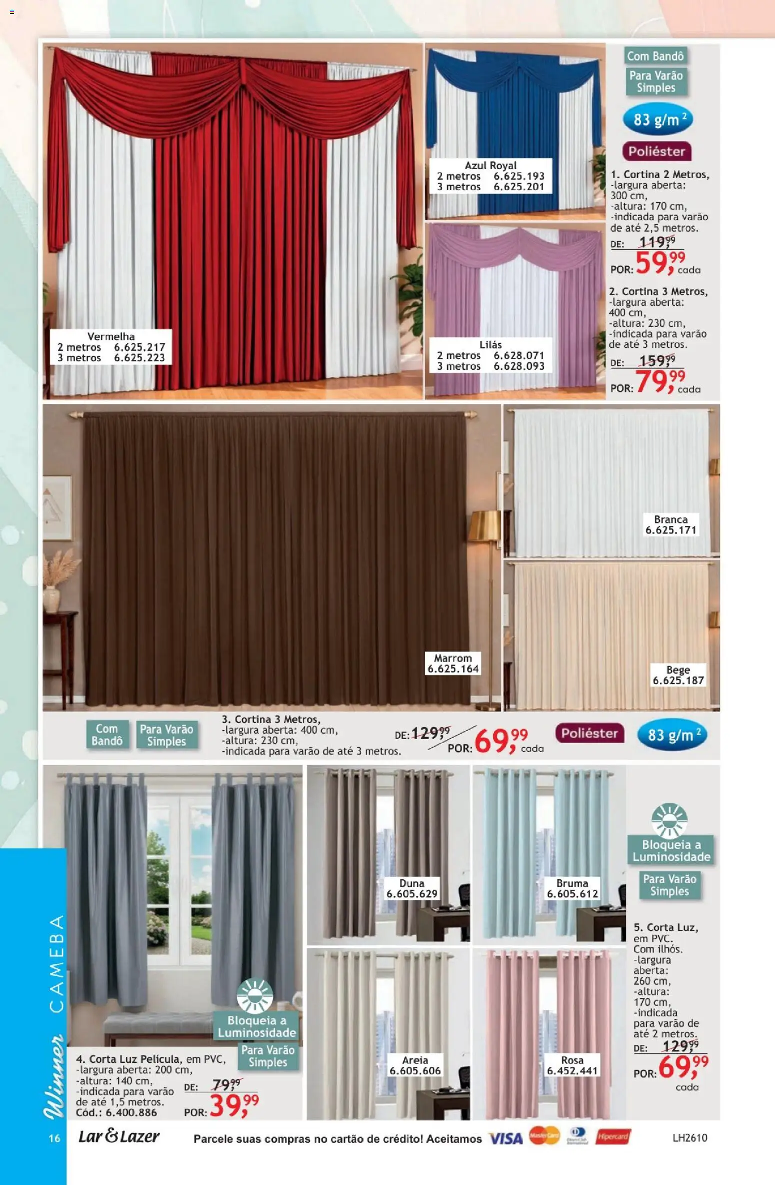 Quatro Estações Folheto - válido de 01.04.2026 | Página: 16 | Produtos: Areia, Cortina