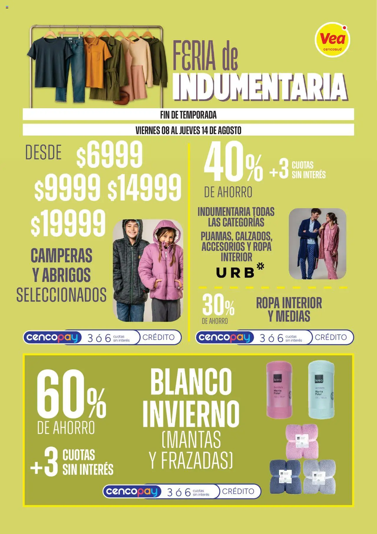 Vea - Ofertas especial para tu casa │ válido desde el 08.08.2025 | Página: 8 | Productos: Ropa, Ropa interior, Medias