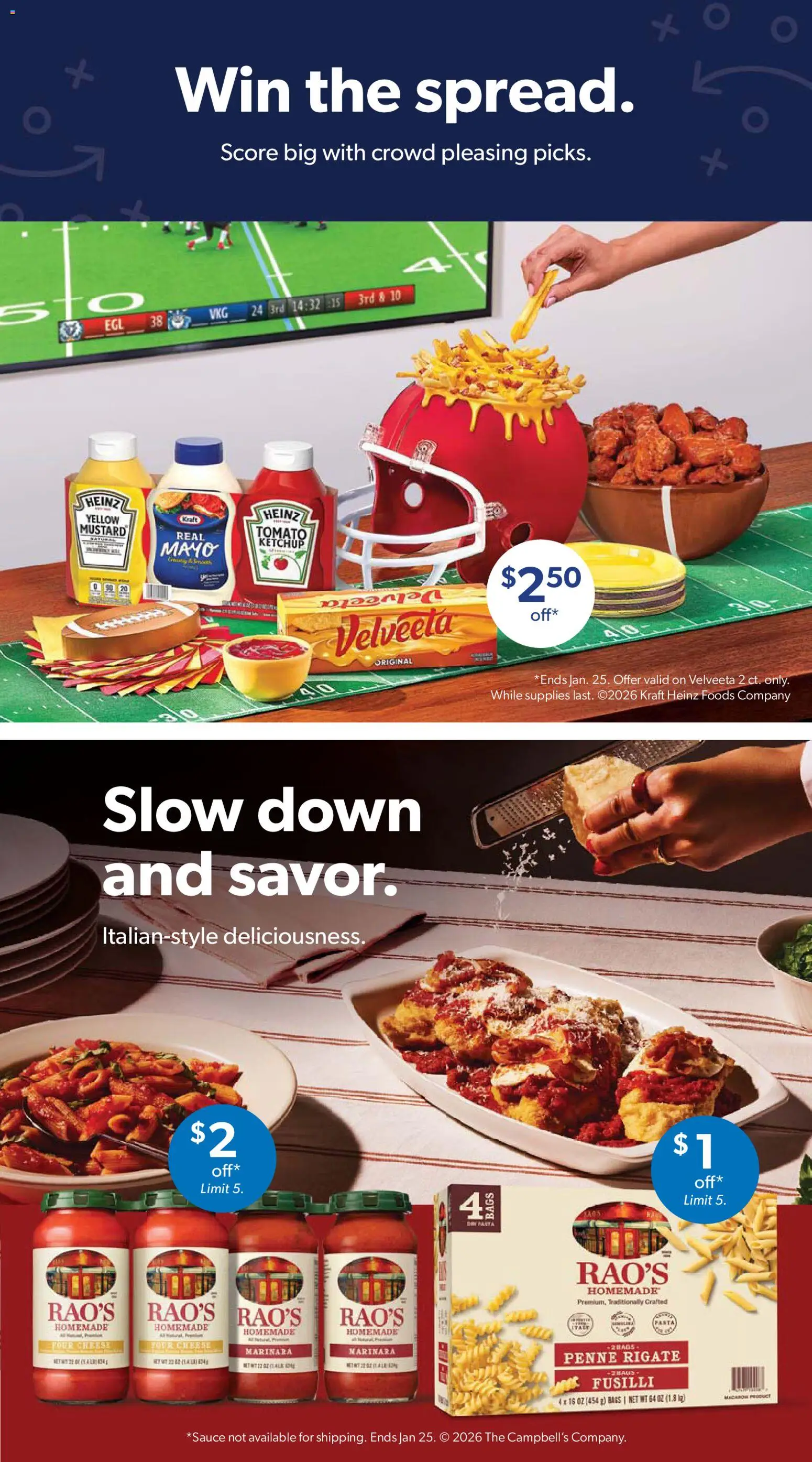 Sam's Club Instant Savings Book January - valid from 02.01.2026 | Page: 4 | Products: Cheese, Ketchup