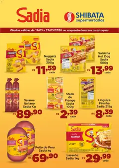 Shibata ofertas BRF - Pré-Visualização do folheto da loja Shibata, válido de 17.03.2026
