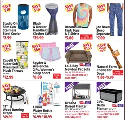 Preview of Ocean State Job Lot weekly ads valid from 05.02.2026 | Page: 2 | Products: Sofa, Clothes, Water, Steamer