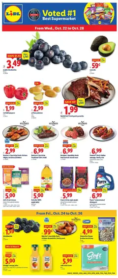 Preview of Lidl weekly ads valid from 22.10.2025