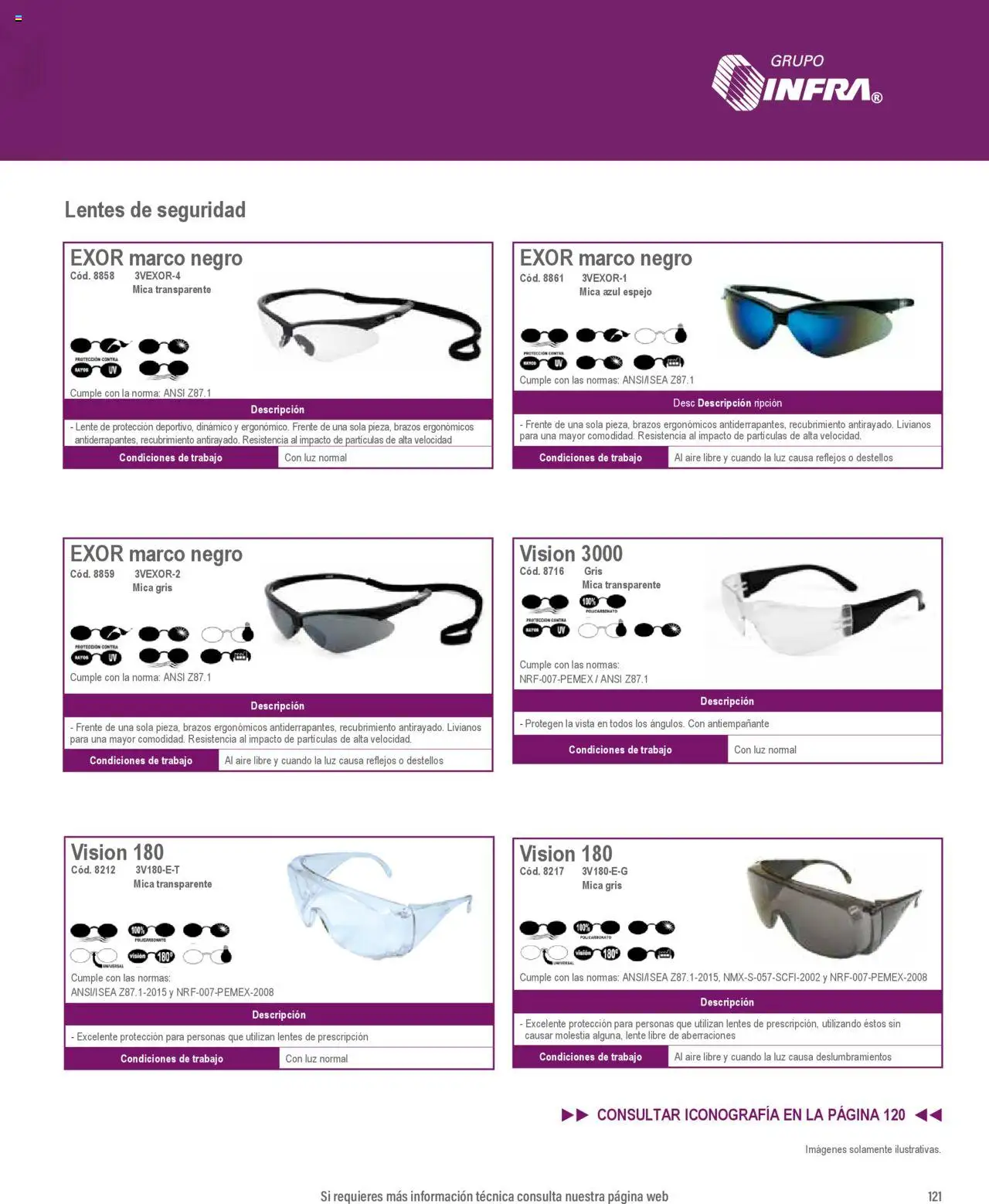 Nuevas ofertas de Infra válidas en toda la República Mexicana desde el 07.01.2025. ¡Encuentra las mejores ofertas en Infra catálogo Protección industrial! | Página: 9 | Productos: Lentes, Espejo