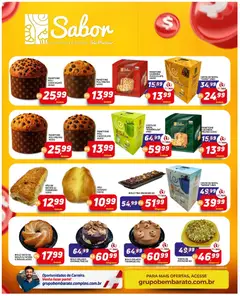 Supermercado Bem Barato - Ofertas da semana - Pré-Visualização do folheto da loja Supermercado Bem Barato, válido de 02.12.2025 | Página: 3 | Produtos: Cesta, Pão, Parmesão, Bolo