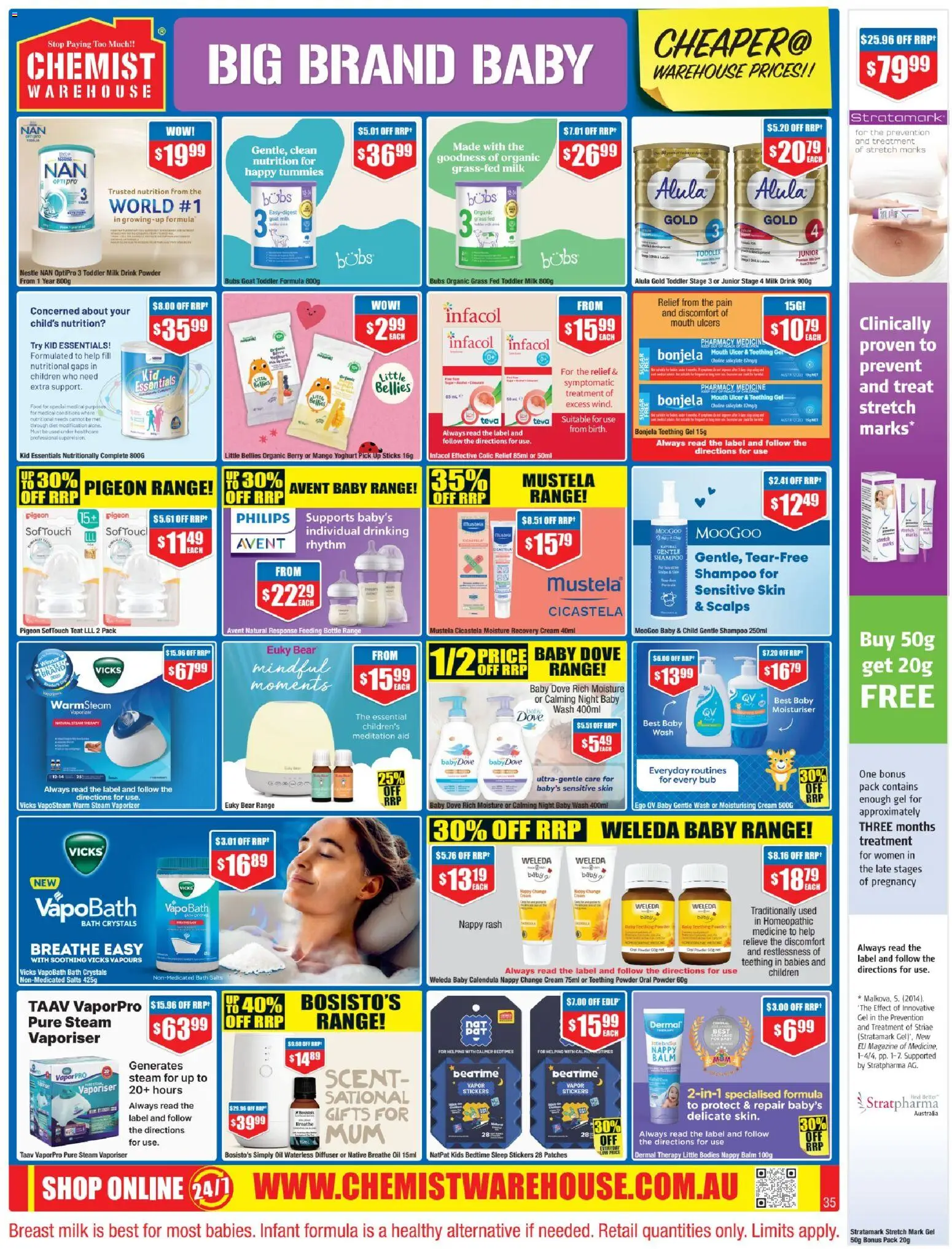 Chemist Warehouse catalogue - valid from 23.04.2026 | Page: 35 | Products: Native, Moisturiser, Cream, Teething