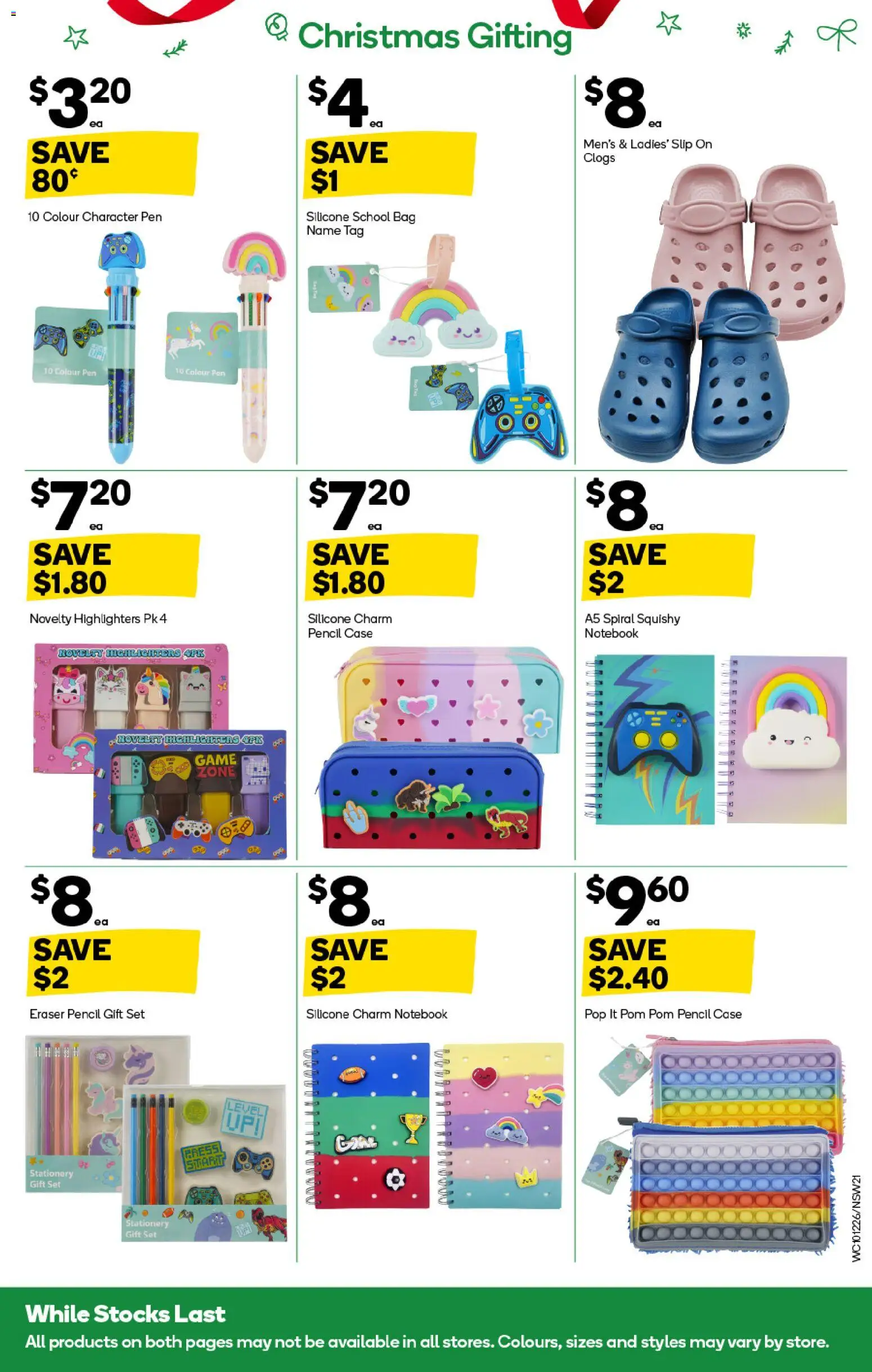 Woolworths catalogue - valid from 10.12.2025 | Page: 21 | Products: Slip, Game, Bag, Pencil
