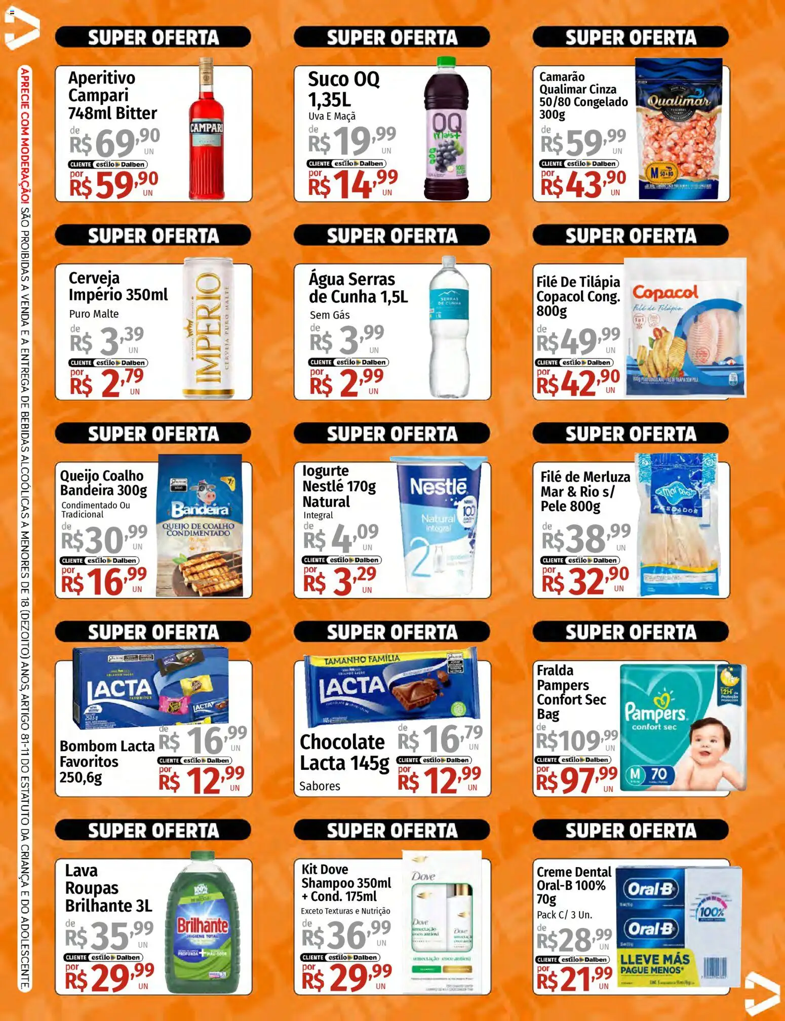 Supermercado Dalben Folheto - válido de 20.03.2026 | Página: 2 | Produtos: Chocolate, Suco, Queijo coalho, Bombom