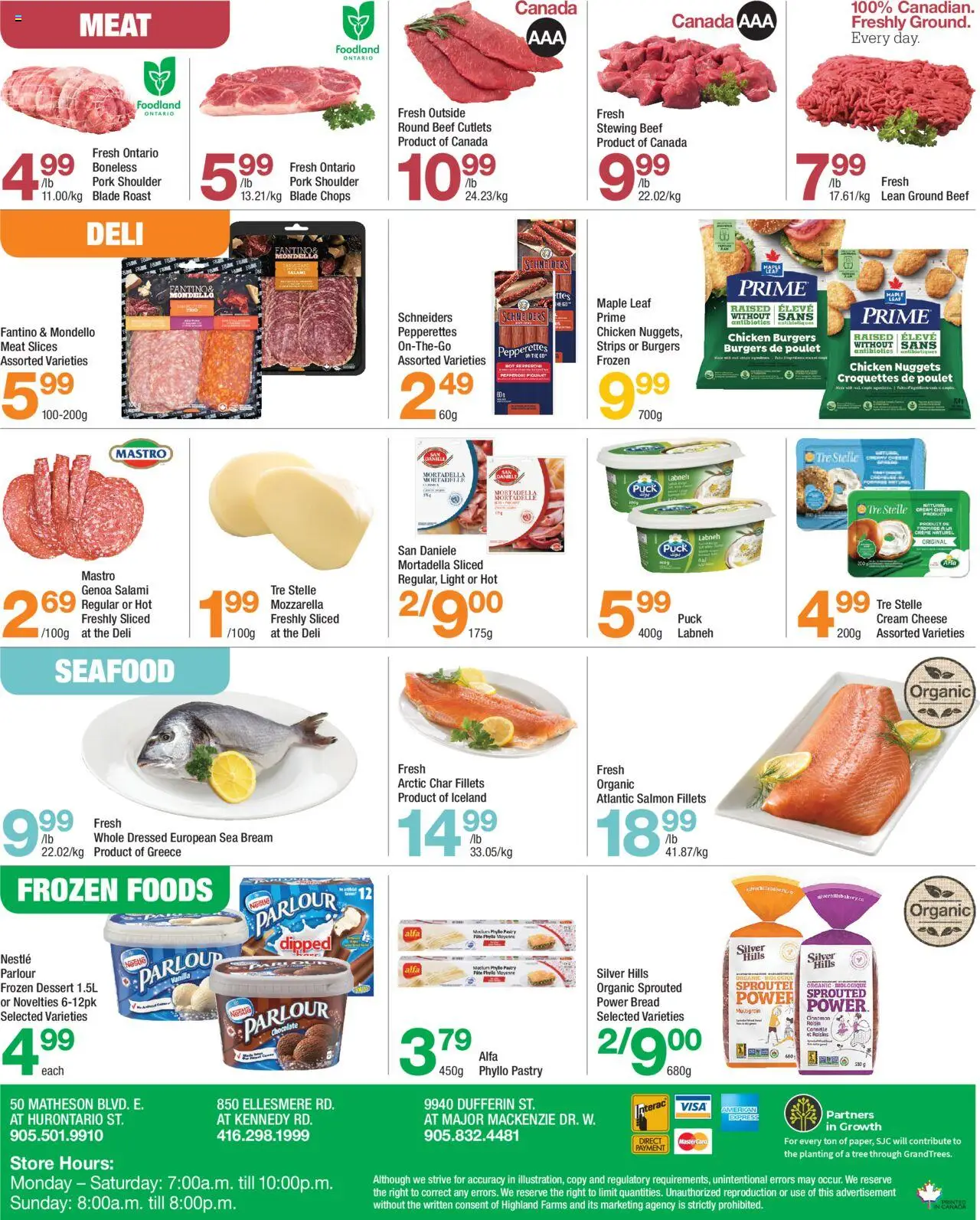 Highland Farms flyer valid from 11.09.2025 | Page: 4 | Products: Cream, Cheese, Chocolate, Salami