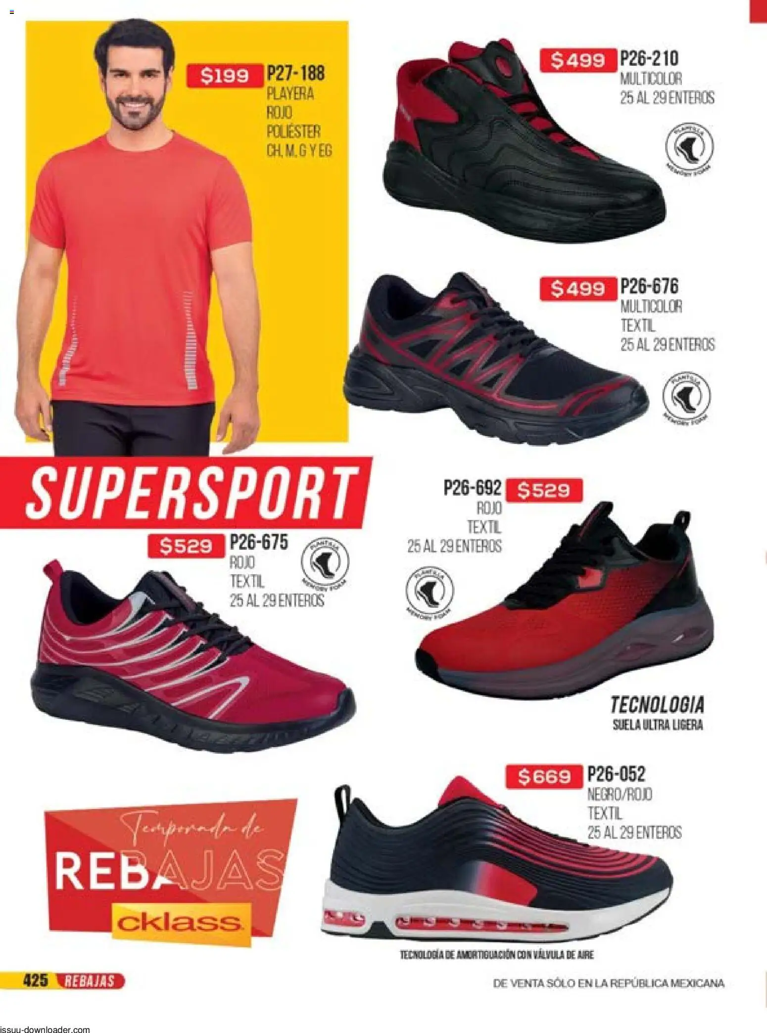 Nuevas ofertas de Cklass válidas en toda la República Mexicana desde el 31.10.2025. ¡Encuentra las mejores ofertas en Cklass catálogo Súper Rebajas Calzado! | Página: 426