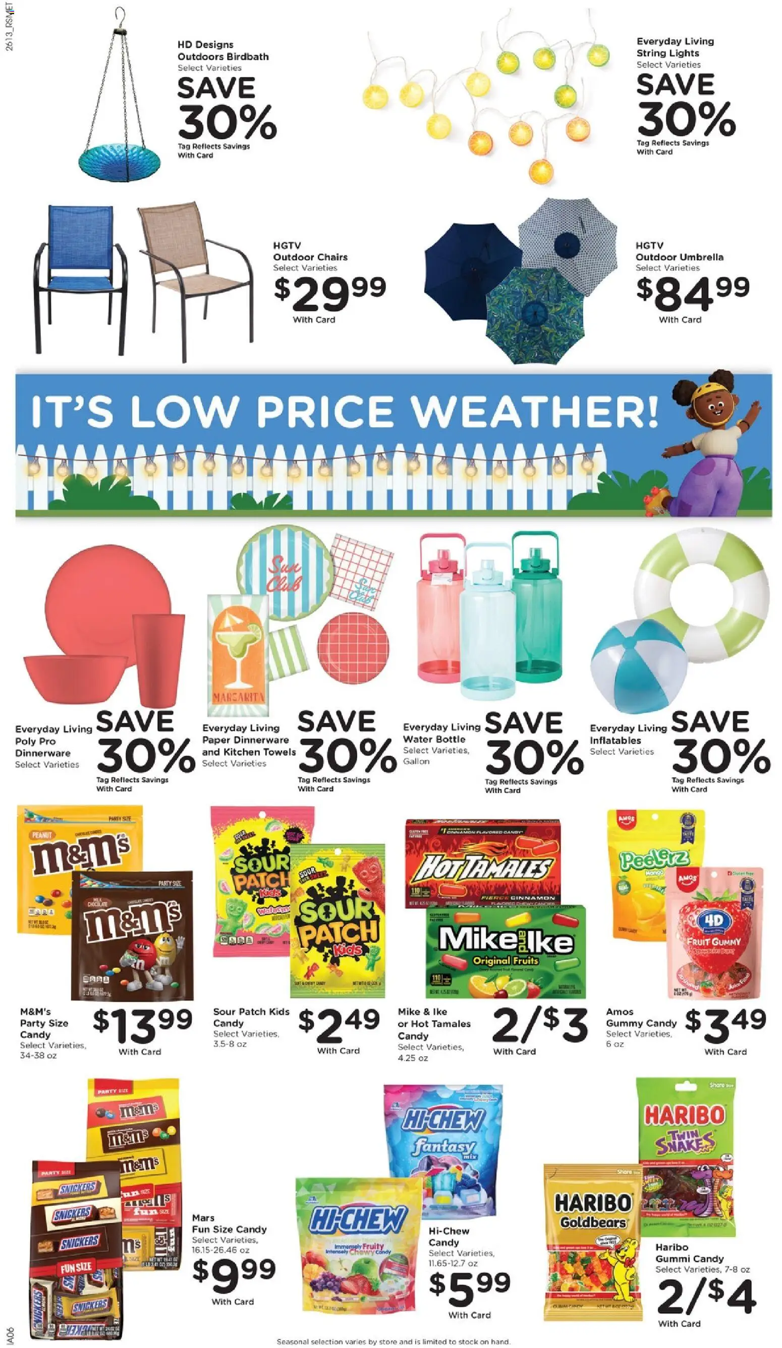 Pick ‘n Save Weekly Ad - valid from 29.04.2026 | Page: 9 | Products: Water, Fruits, Umbrella