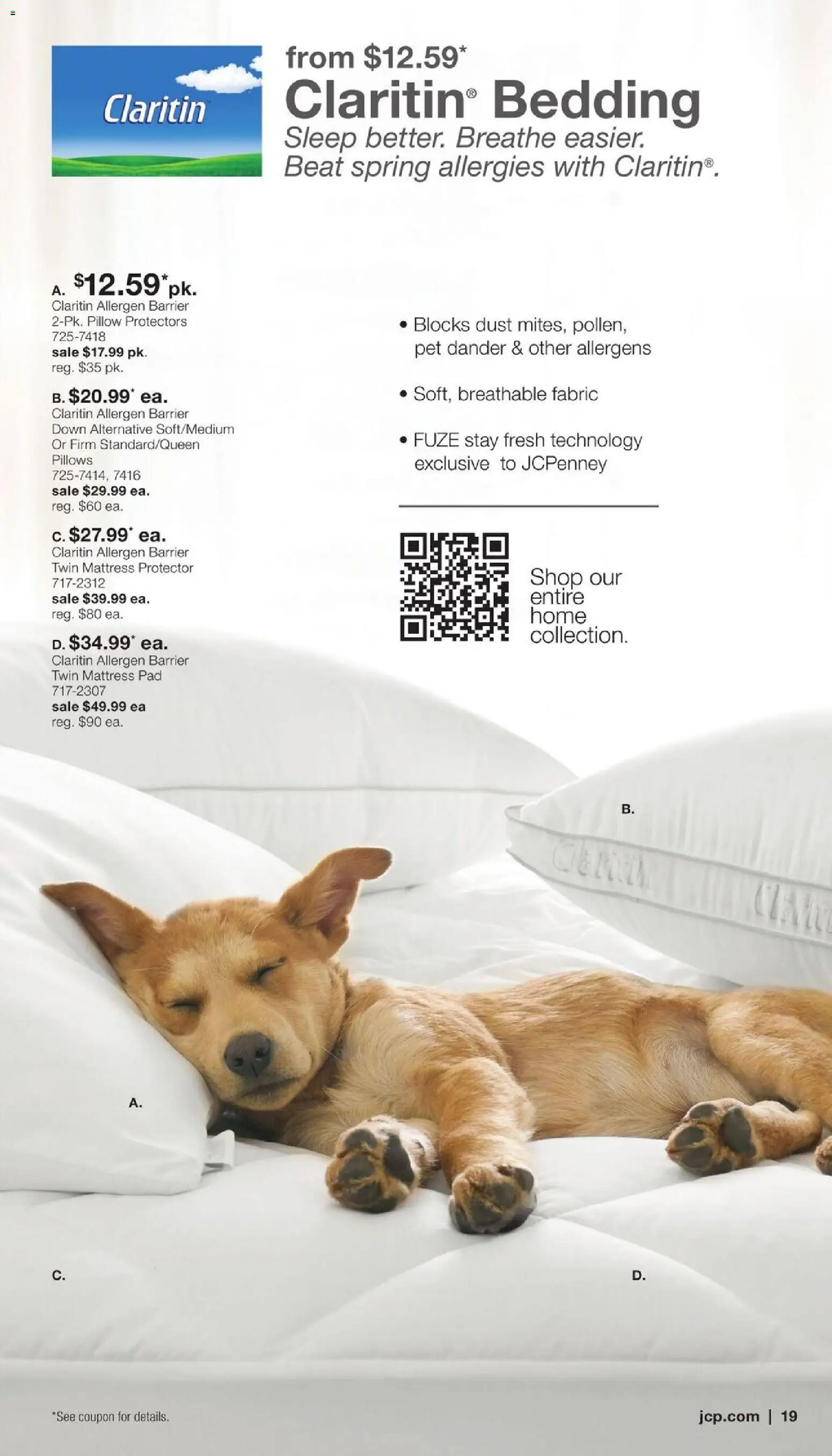 JCPenney Our Biggest Home Sale of the Season - valid from 23.03.2026 | Page: 18 | Products: Mattress, Pillow, Mattress Pad
