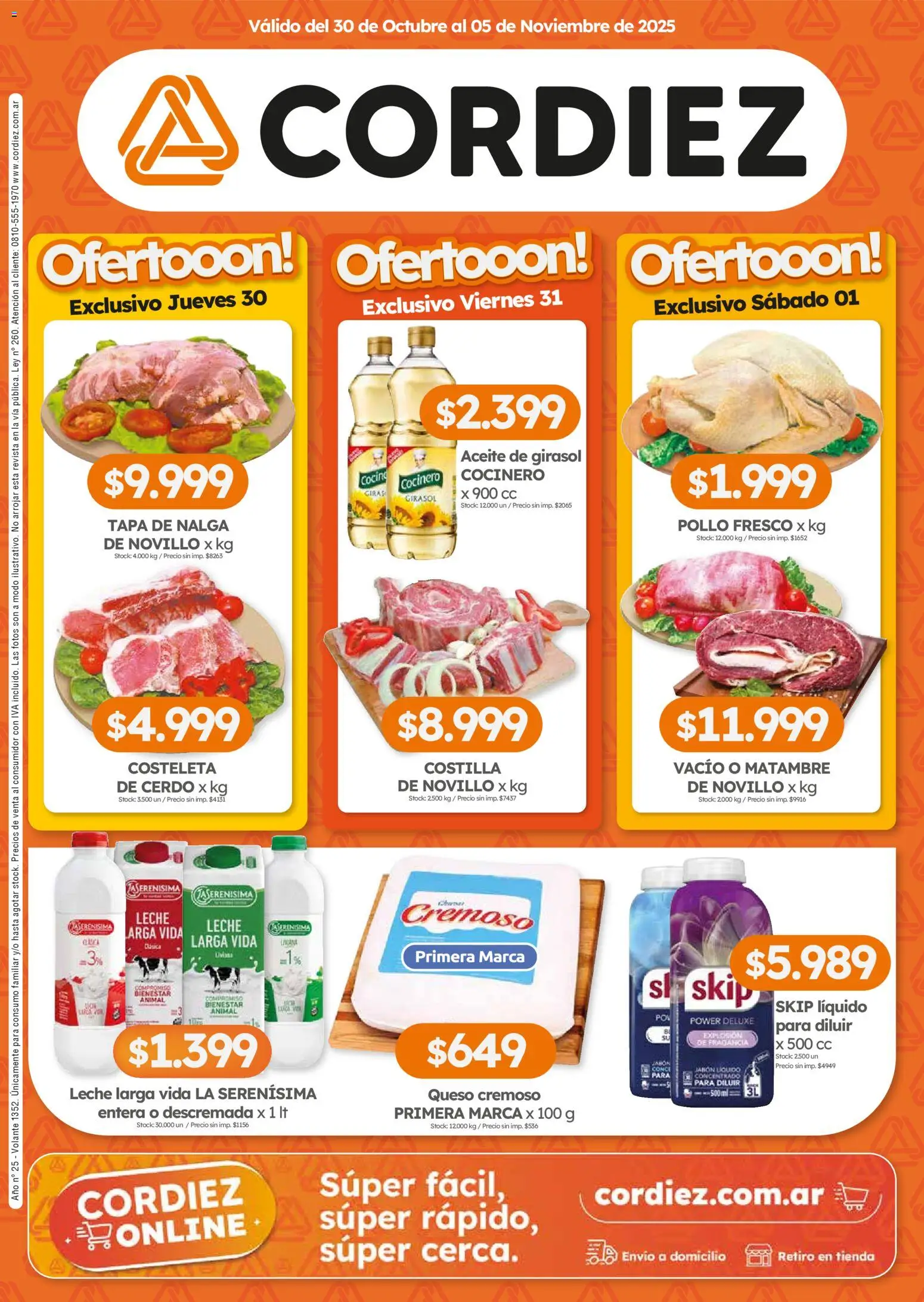 Cordiez ofertas │ válido desde el 30.10.2025 | Página: 1