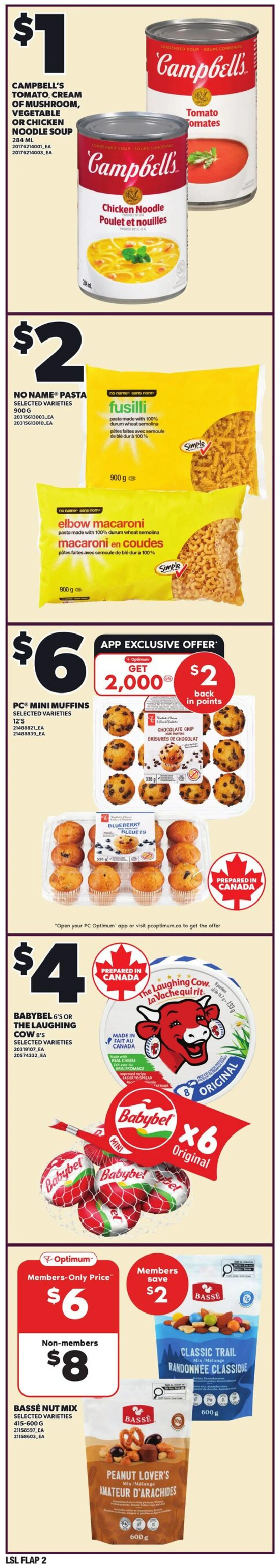 Loblaws flyer valid from 15.01.2026 | Page: 2 | Products: Pasta, Cream, PC, Cheese