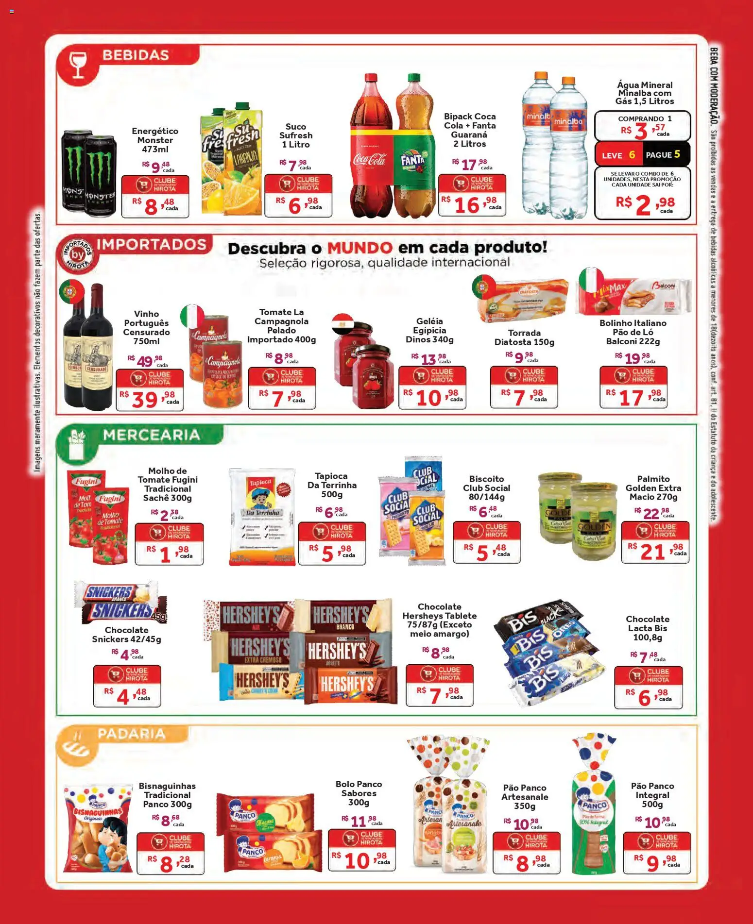Hirota Food Folheto - válido de 15.04.2026 | Página: 3 | Produtos: Palmito, Tapioca, Geleia, Monster