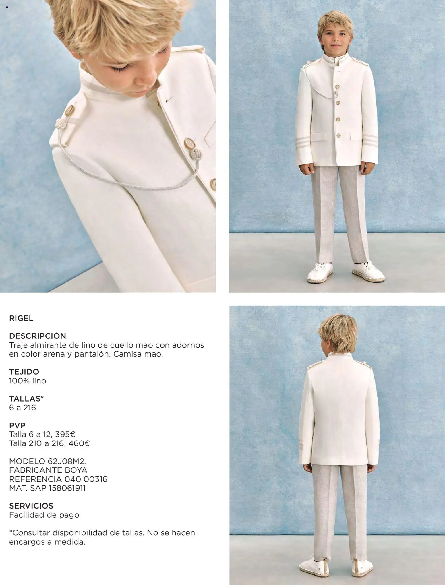 Nuevas ofertas de El Corte Inglés válidas en toda la República Mexicana desde el 20.11.2025. ¡Encuentra las mejores ofertas en El Corte Inglés catálogo Comuniones ! | Página: 3 | Productos: Traje, Camisa