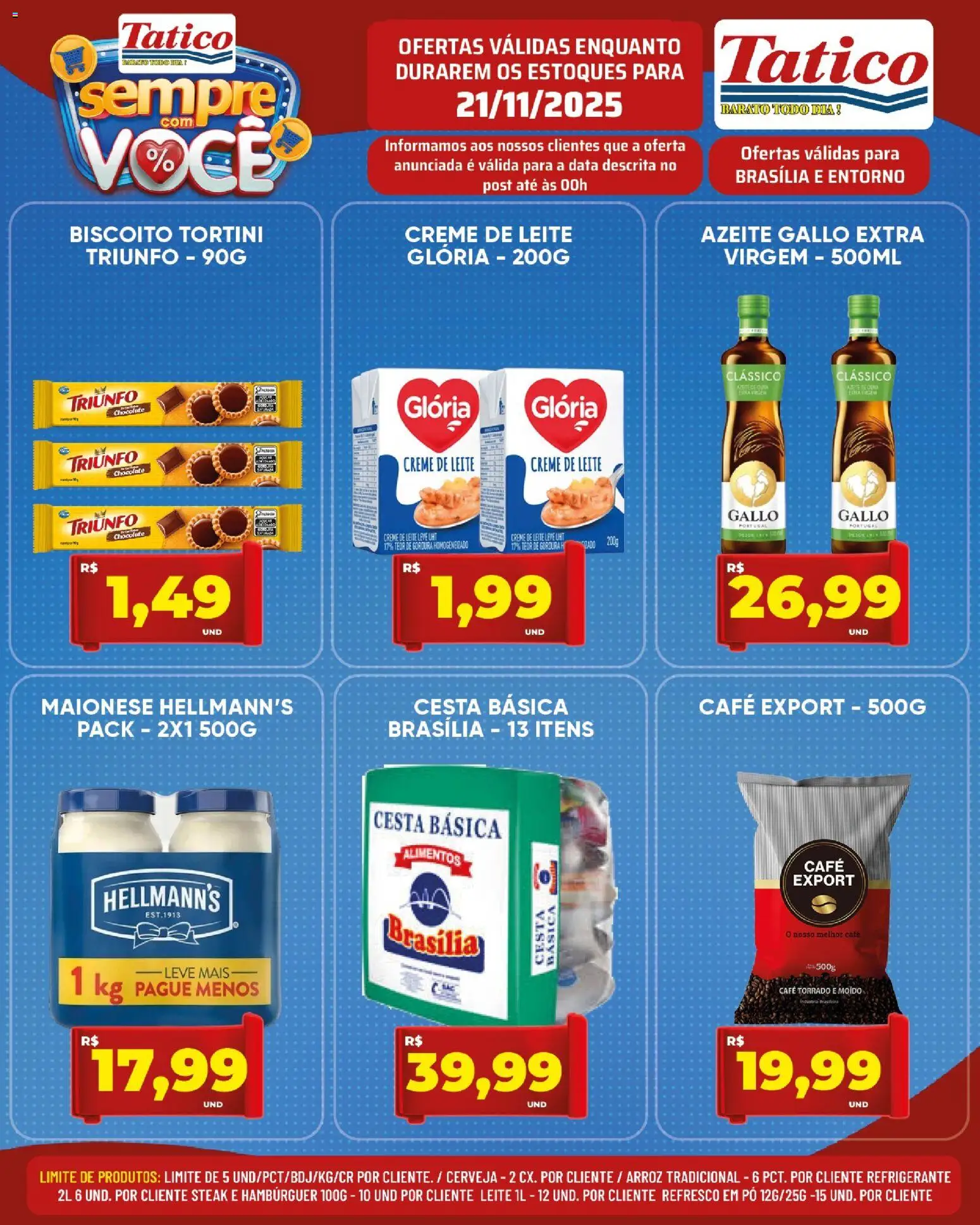Tatico Folheto - válido de 21.11.2025 | Página: 5 | Produtos: Cesta, Café, Cerveja, Refrigerante
