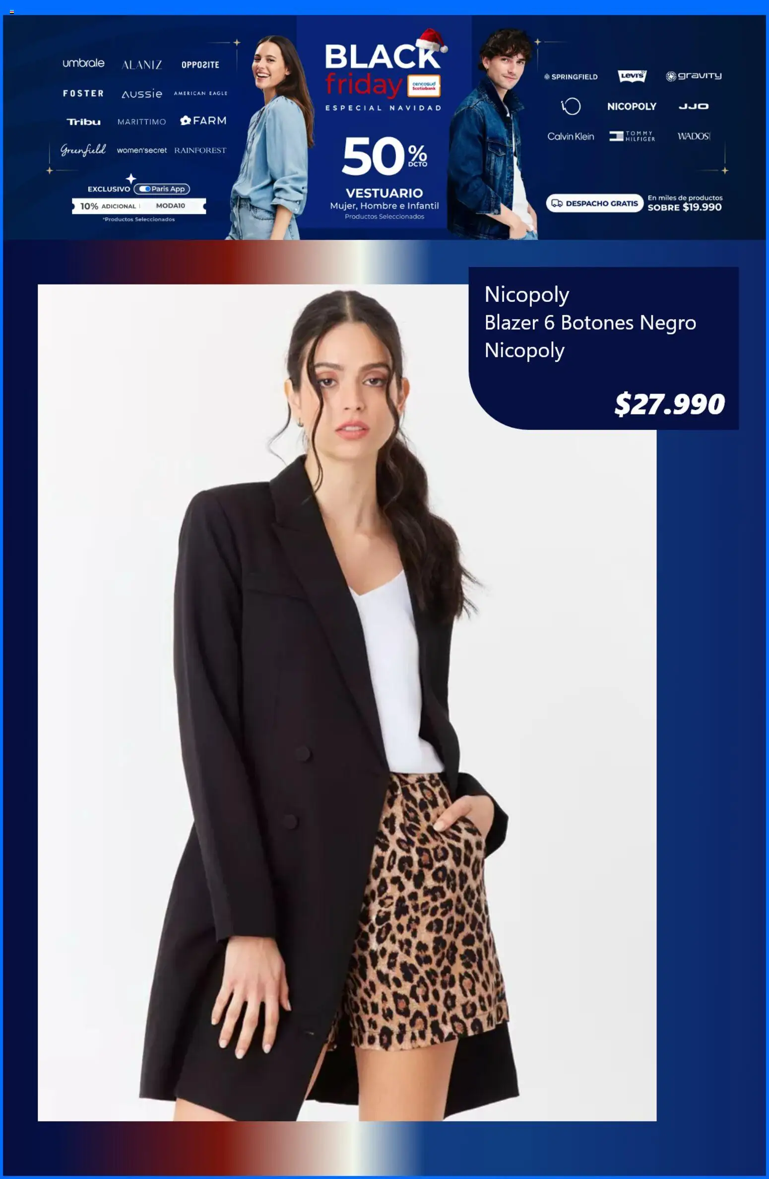 Black Friday Paris │ válido desde el 28.11.2025 | Página: 7 | Productos: Blazer, Sobre