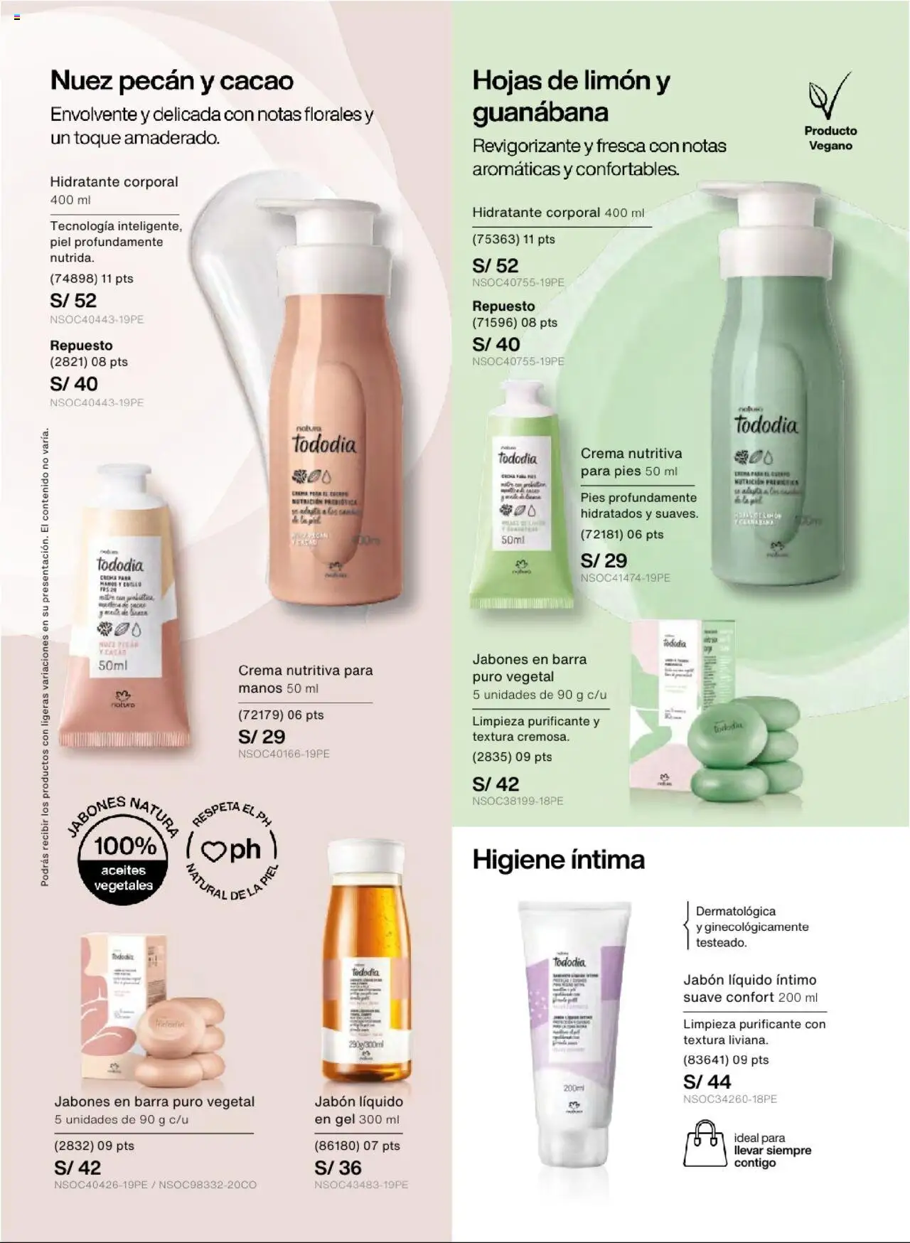 Catálogo Natura válido desde 01.07.2025 | Página: 126 | Productos: Jabón, Crema