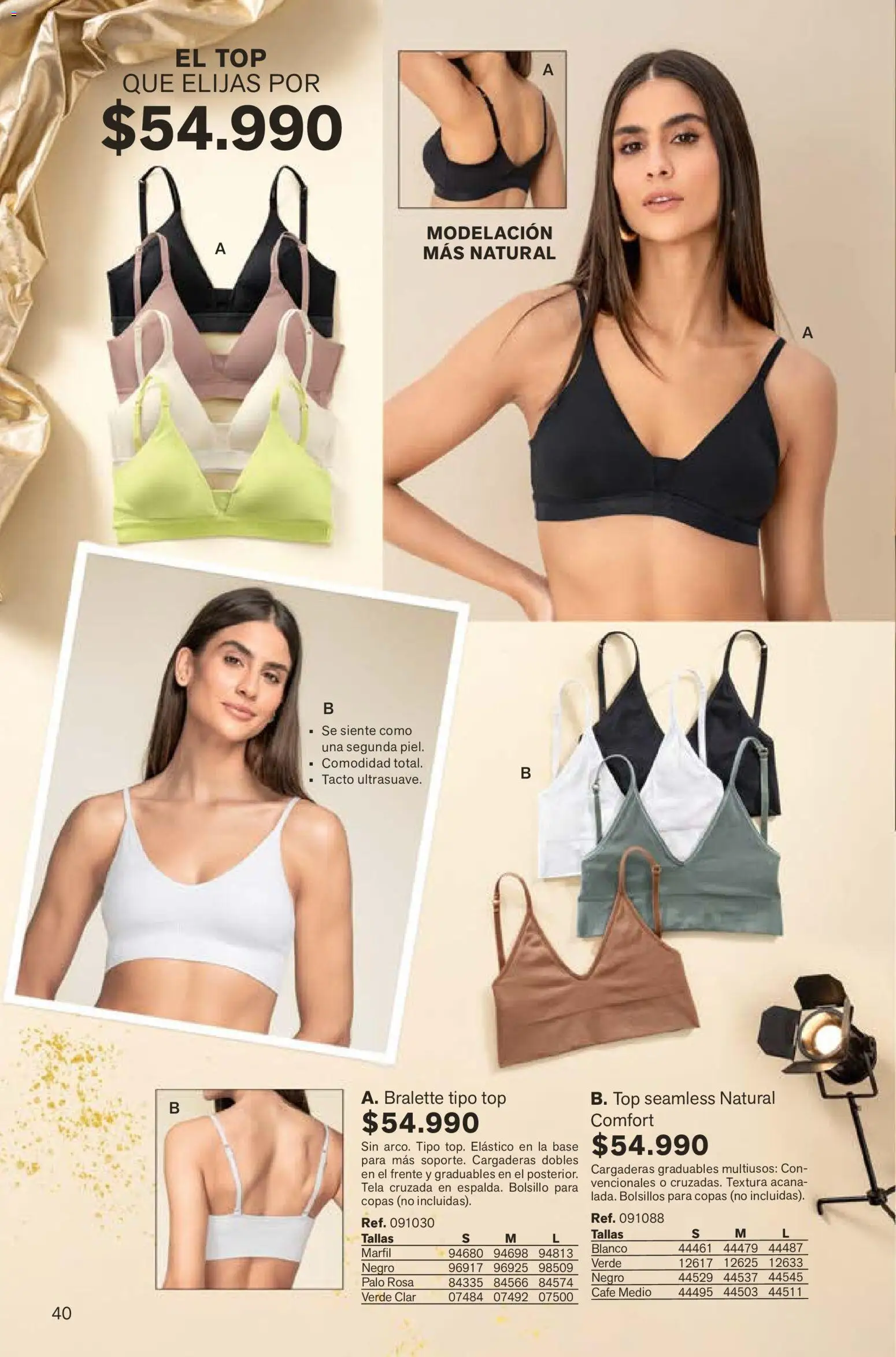 Leonisa revista - valida desde el 07.12.2025 | Página: 40 | Productos: Top, Café