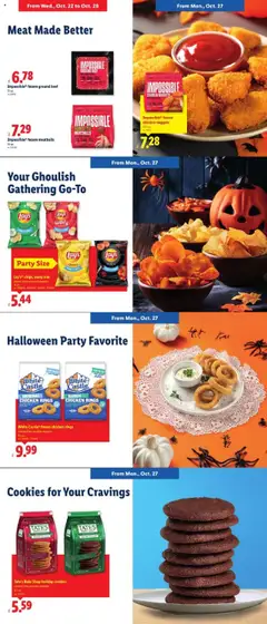Preview of Lidl weekly ads valid from 22.10.2025 | Page: 5 | Products: Beef, Cookies