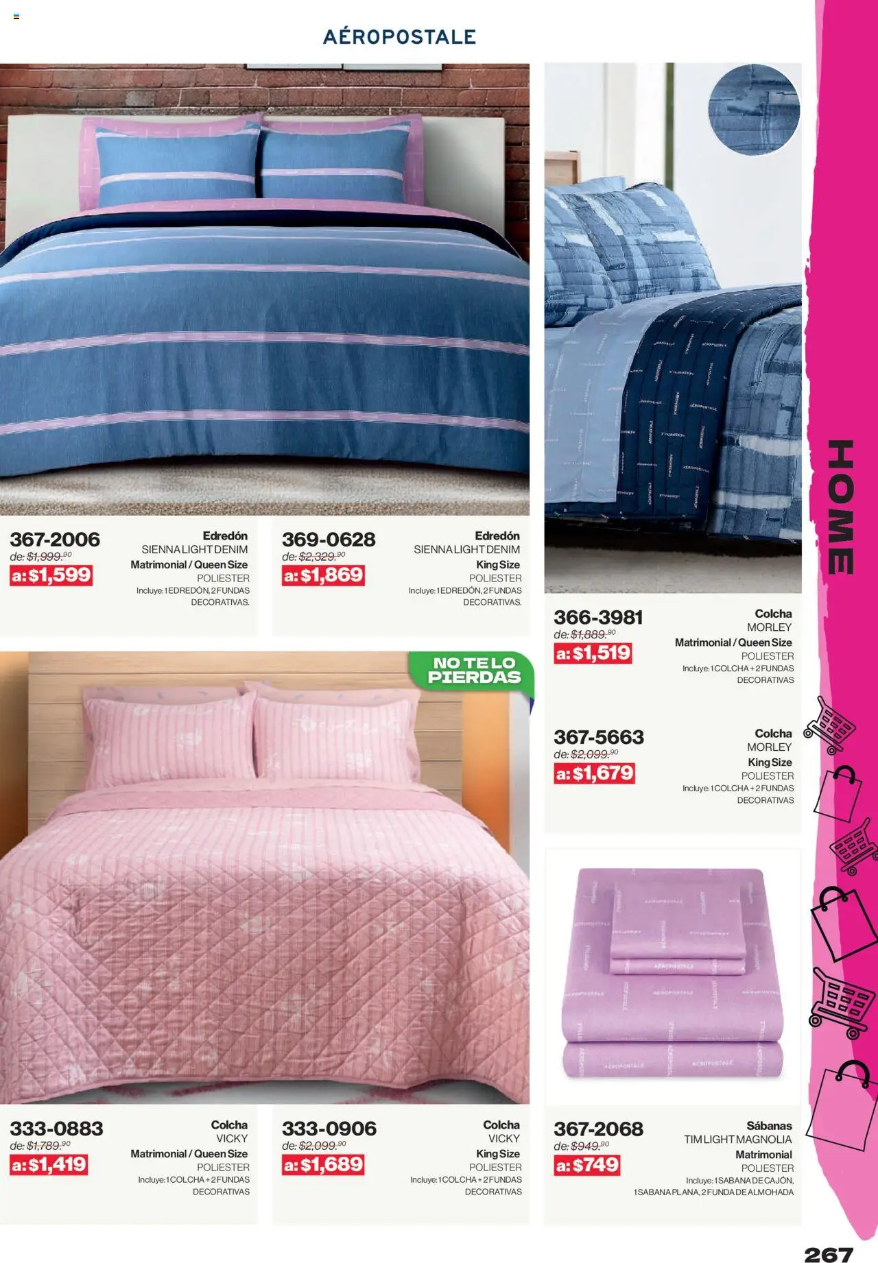Nuevas ofertas de Andrea válidas en toda la República Mexicana desde el 10.08.2025. ¡Encuentra las mejores ofertas en Andrea - Catálogo Outlet! | Página: 267 | Productos: Funda, Funda de almohada, Almohada, Sabanas