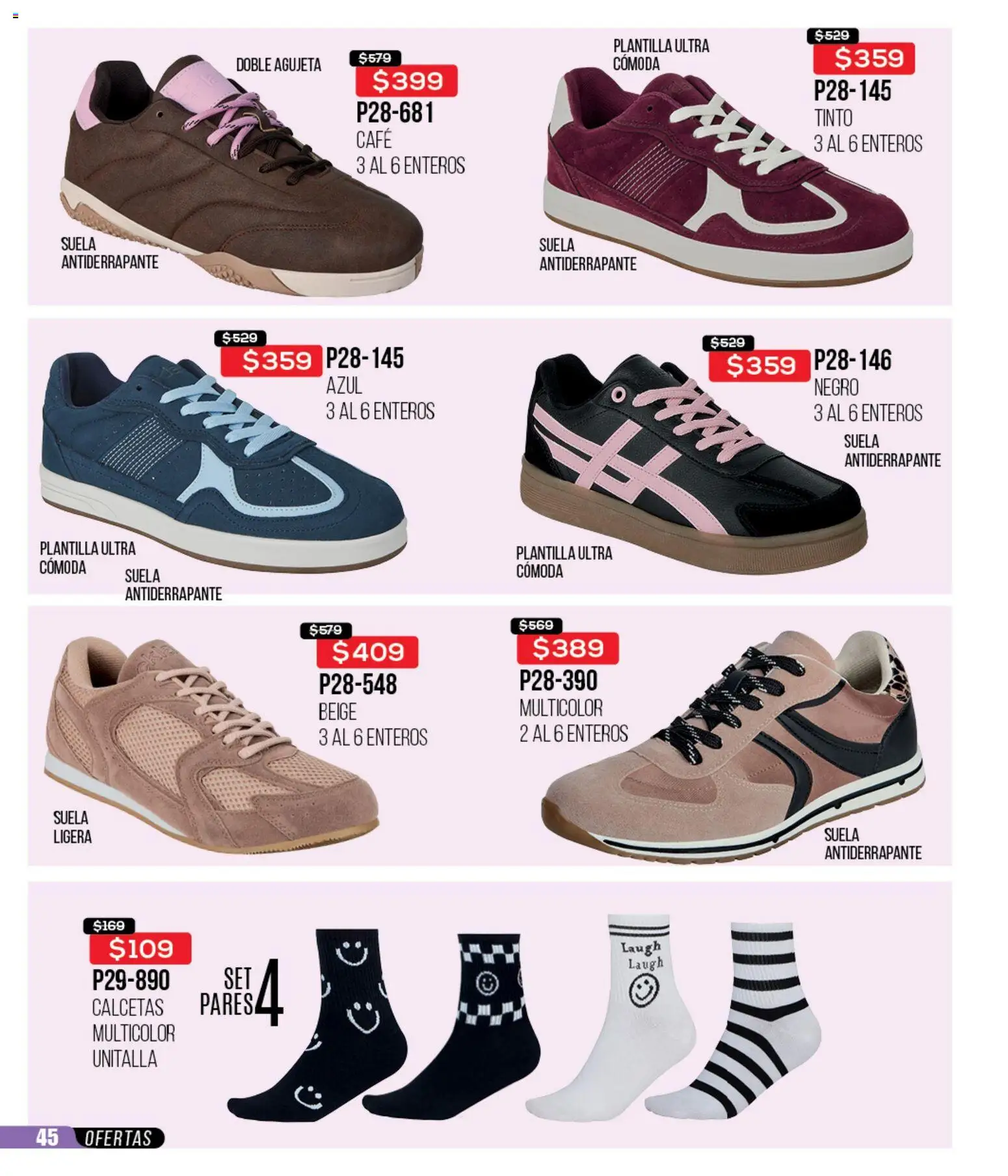 Nuevas ofertas de Cklass válidas en toda la República Mexicana desde el 12.01.2026. ¡Encuentra las mejores ofertas en Cklass catálogo Mega Ofertas Ropa! | Página: 209 | Productos: Calcetas, Café