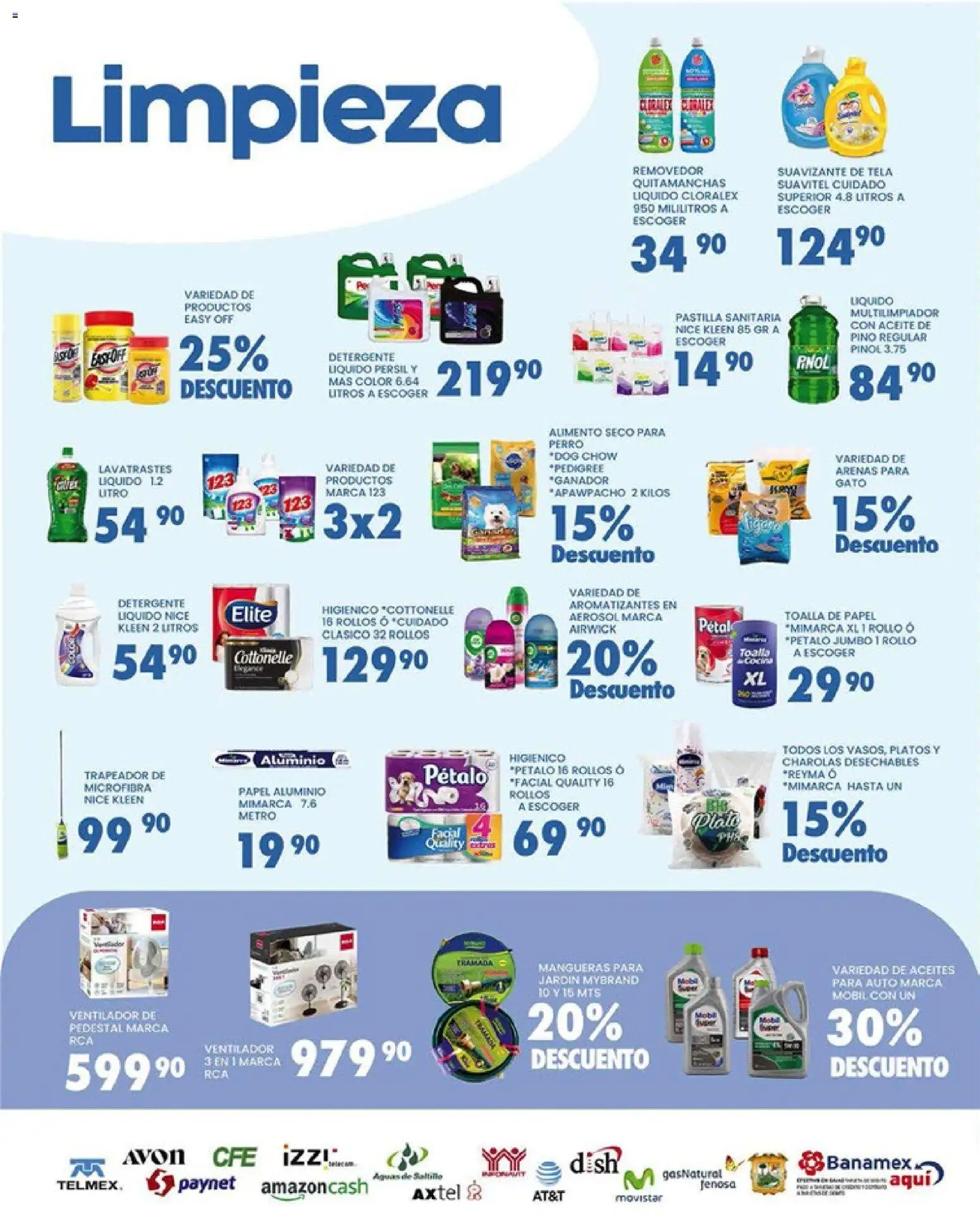 Nuevas ofertas de Alsuper válidas en toda la República Mexicana desde el 17.03.2026. ¡Encuentra las mejores ofertas en Alsuper folleto Saltillo! | Página: 5 | Productos: Ventilador, Suavizante, Toalla, Trapeador